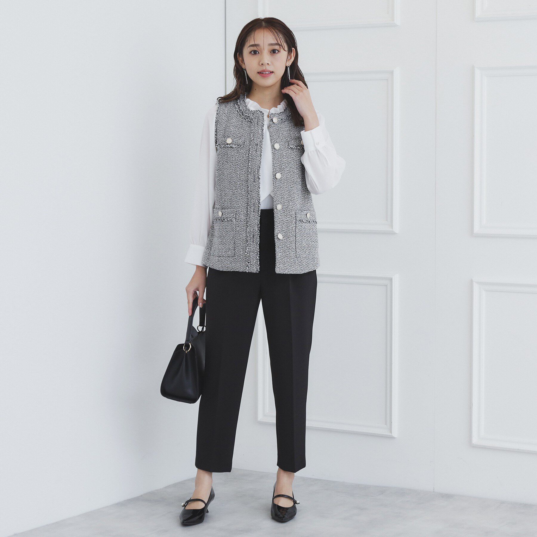 index「《通勤/セットアップ対応》多機能ストレッチテーパードパンツ【洗濯機洗い可/防シワ/抗ピル】」|その他|