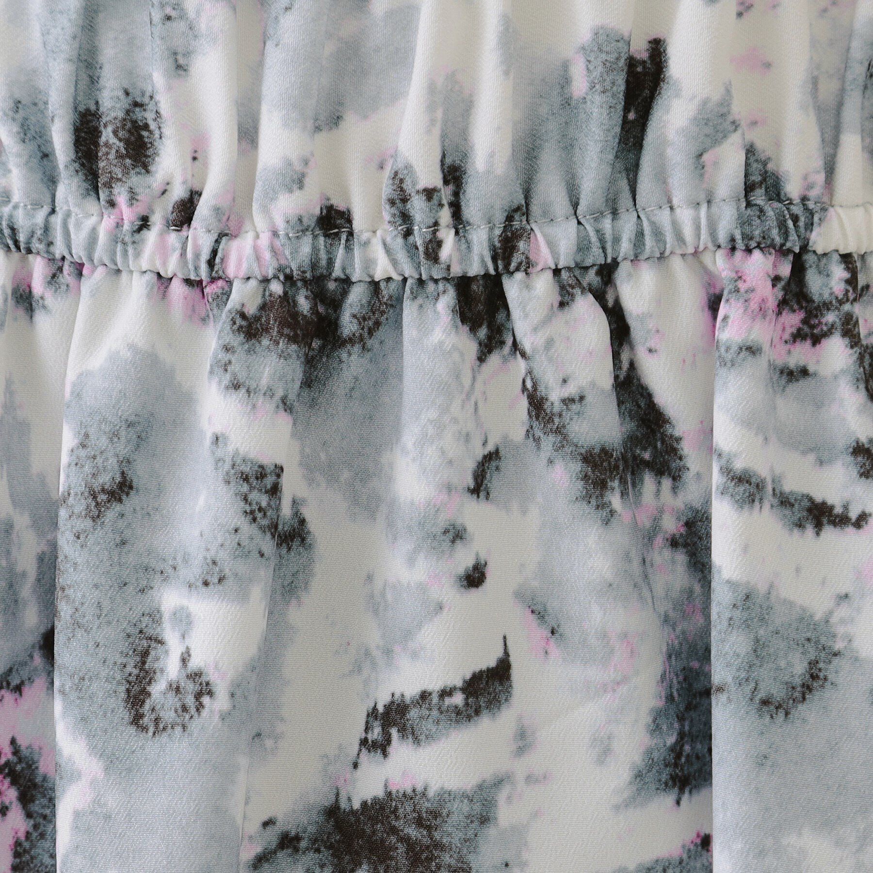 OPAQUE.CLIP「ぼかしフラワープリントワンピース【洗濯機洗い可】」|ワンピース|