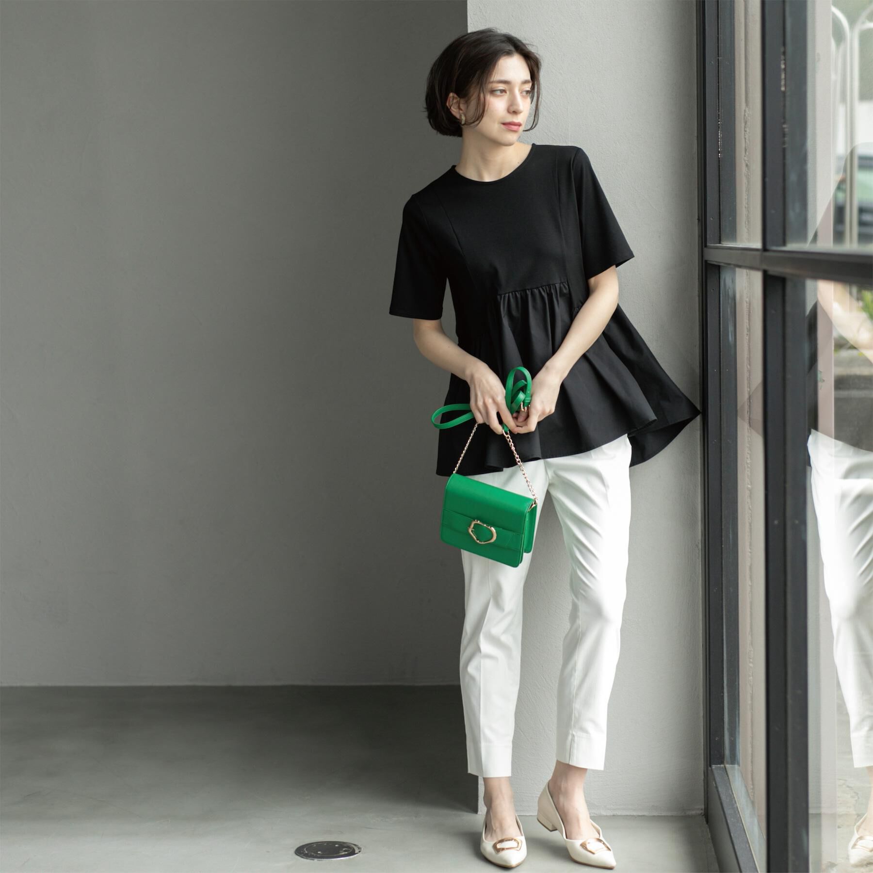 OPAQUE.CLIP「ハイストレッチイージースティックパンツ【洗濯機洗い可】」|その他|