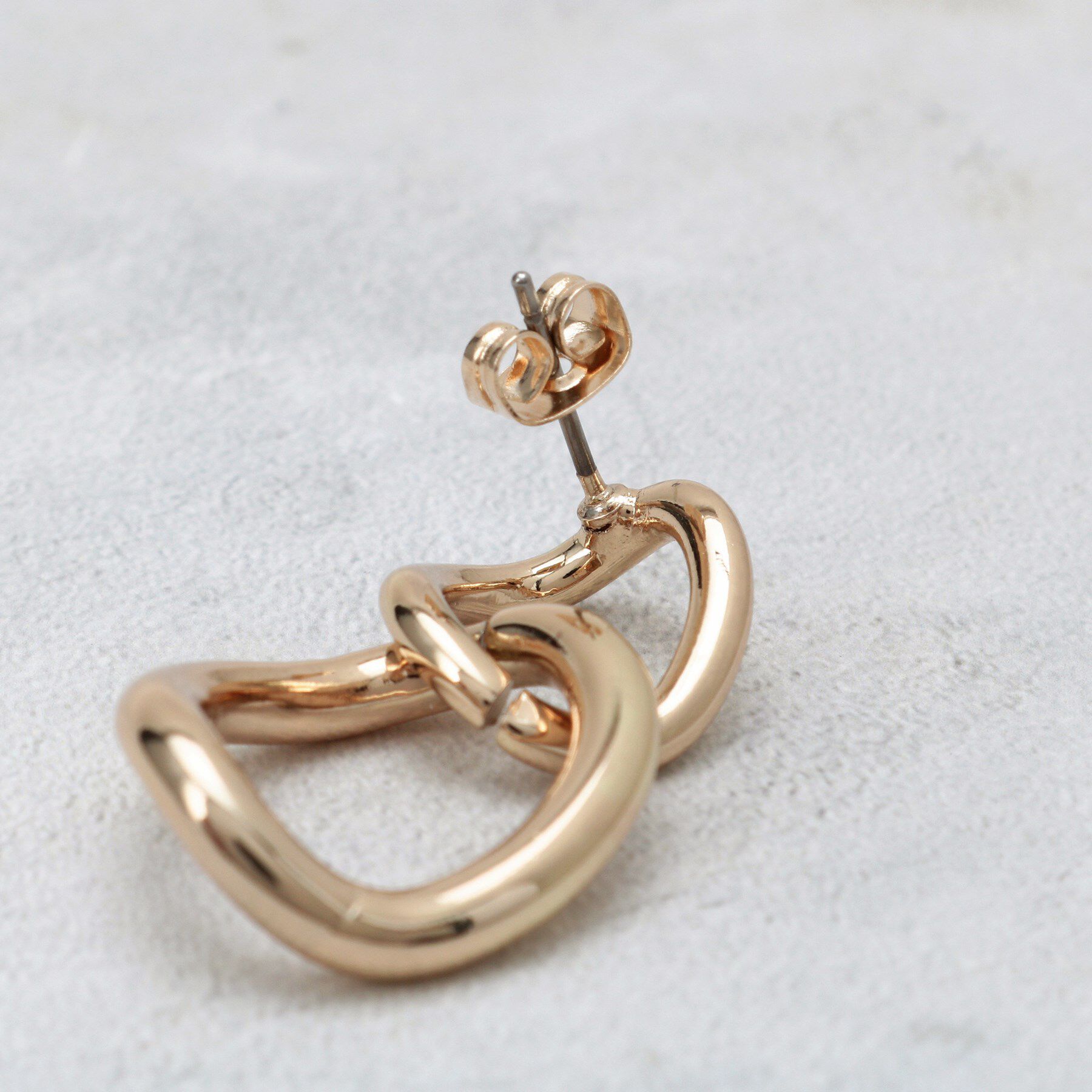 OPAQUE.CLIP「メタルリング2連ピアス」|ピアス|