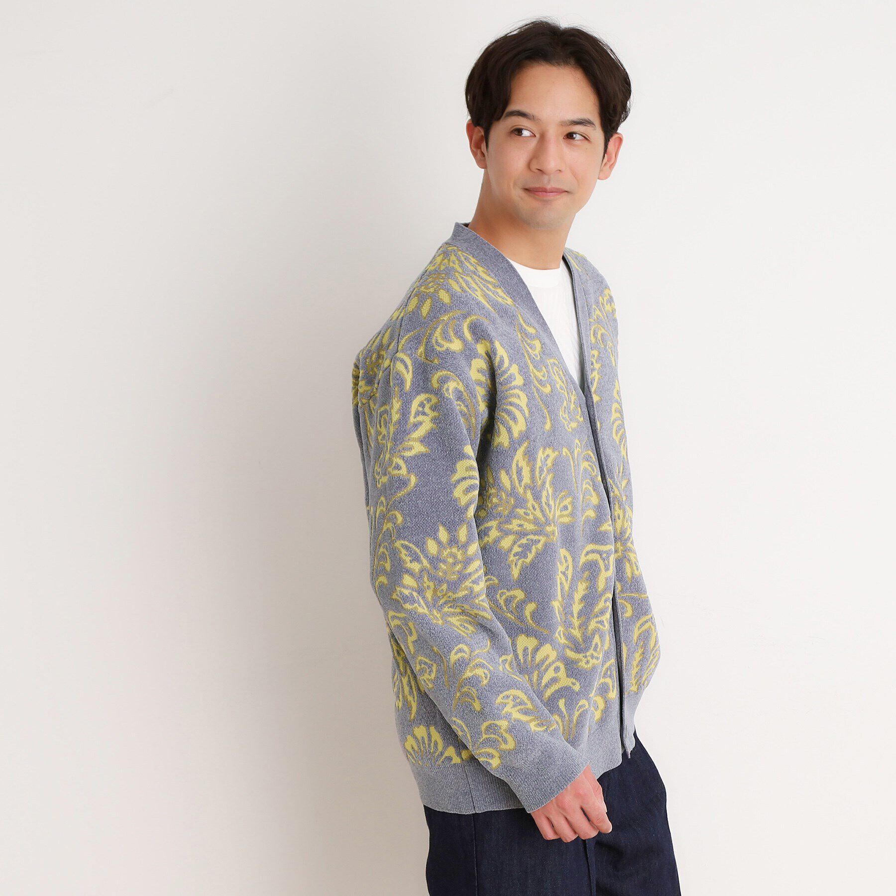 THE SHOP TK「モールジャカードカーディガン」|カーディガン|