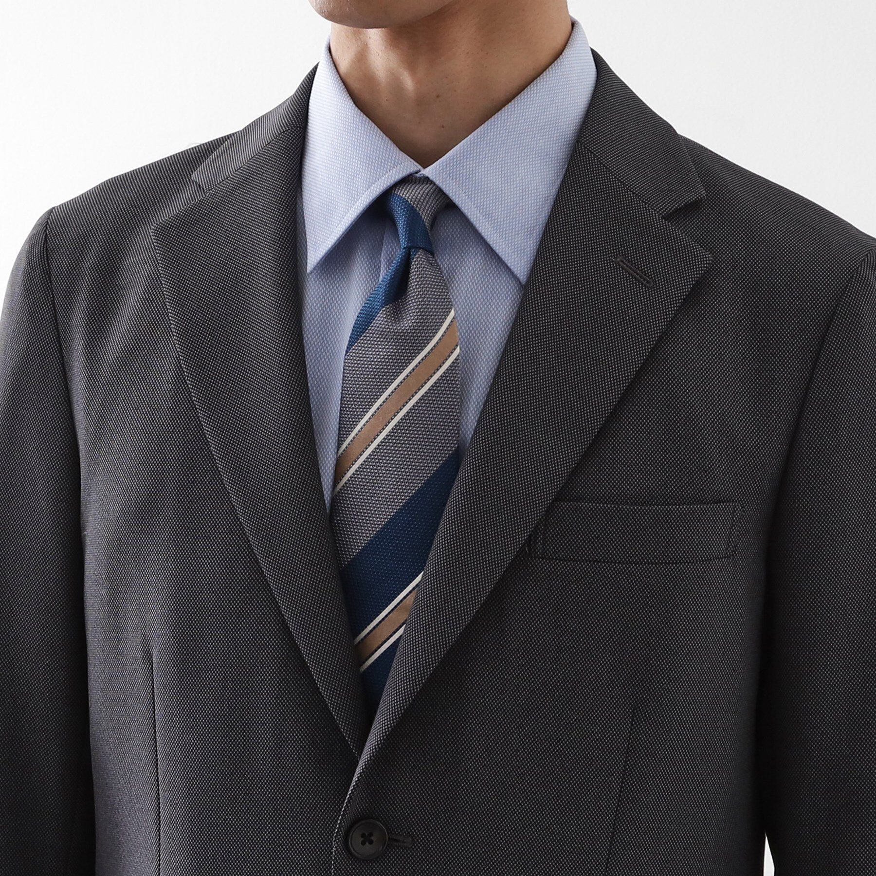 THE SHOP TK「バーズアイジャケット 【洗濯機OK/セットアップ可】」|テーラードジャケット|