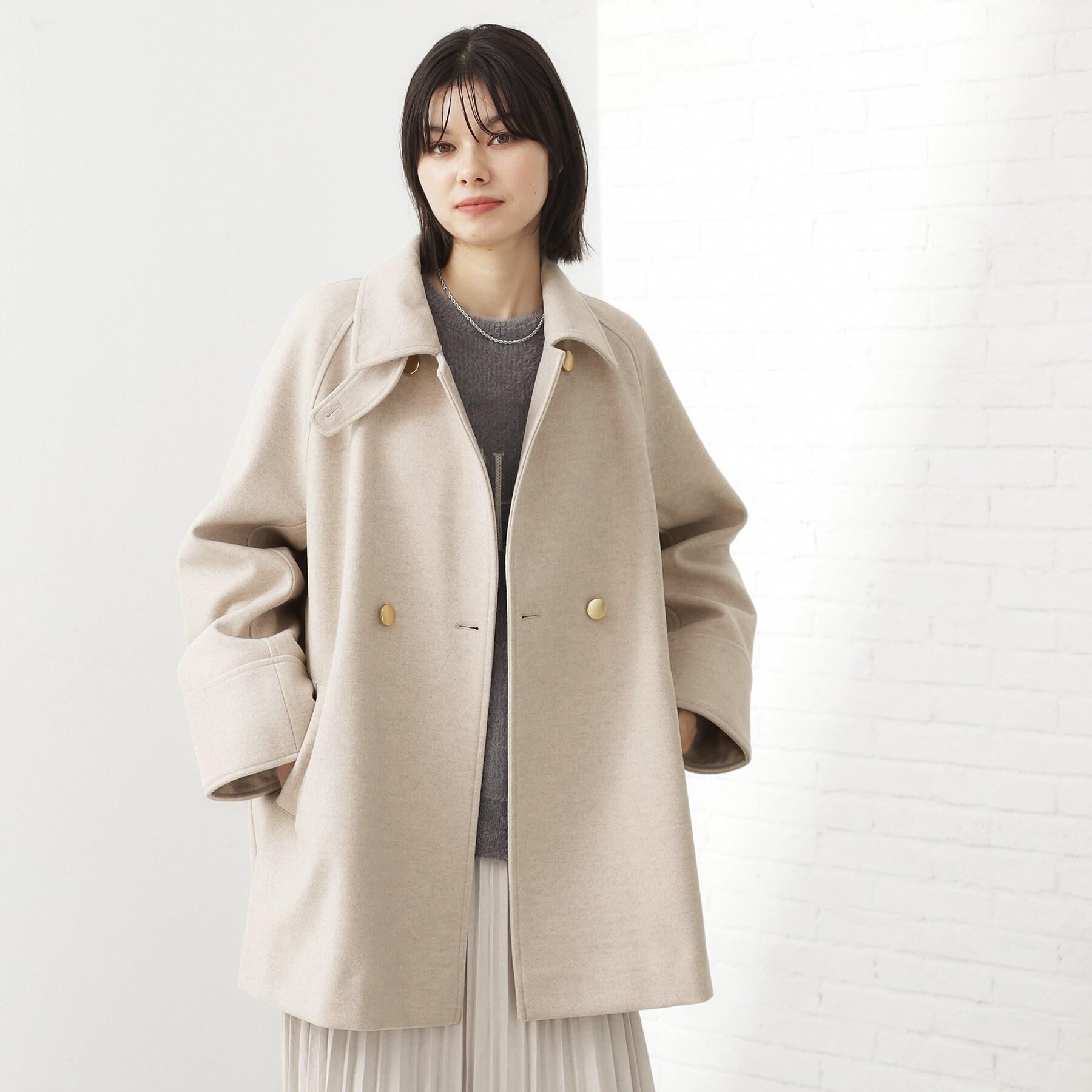 THE SHOP TK「クラシカルな装い ウールライクスタンドカラーコート」|その他|
