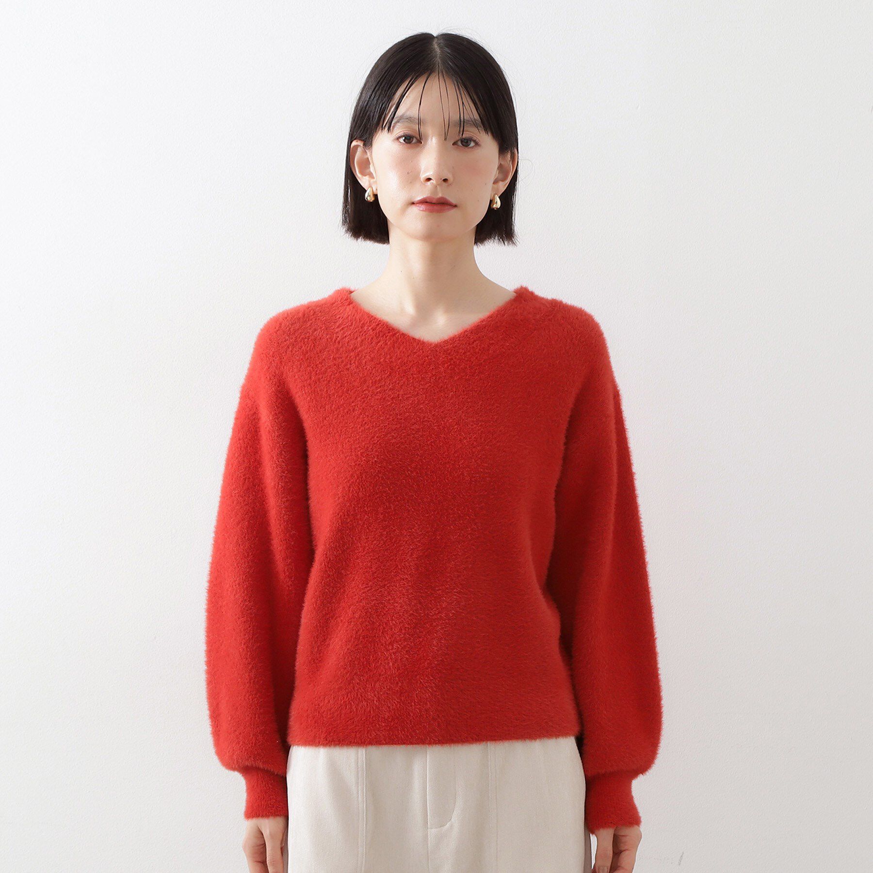 THE SHOP TK「【洗える】上品にきらめく フェザーラメニット」|ニット・セーター|