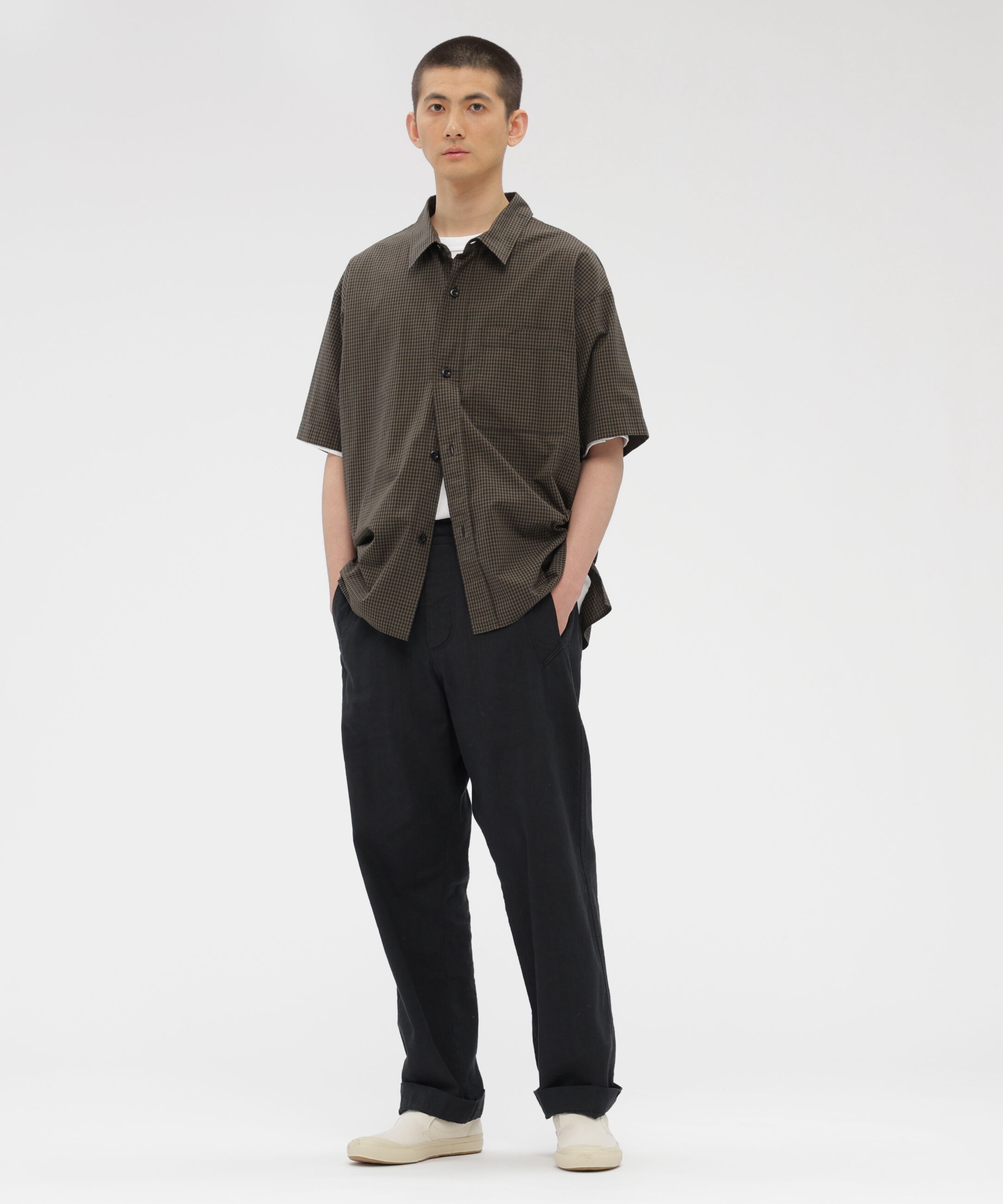 MHL.「FADED LINEN COTTON PLAINWEAVE TROUSERS」|その他|