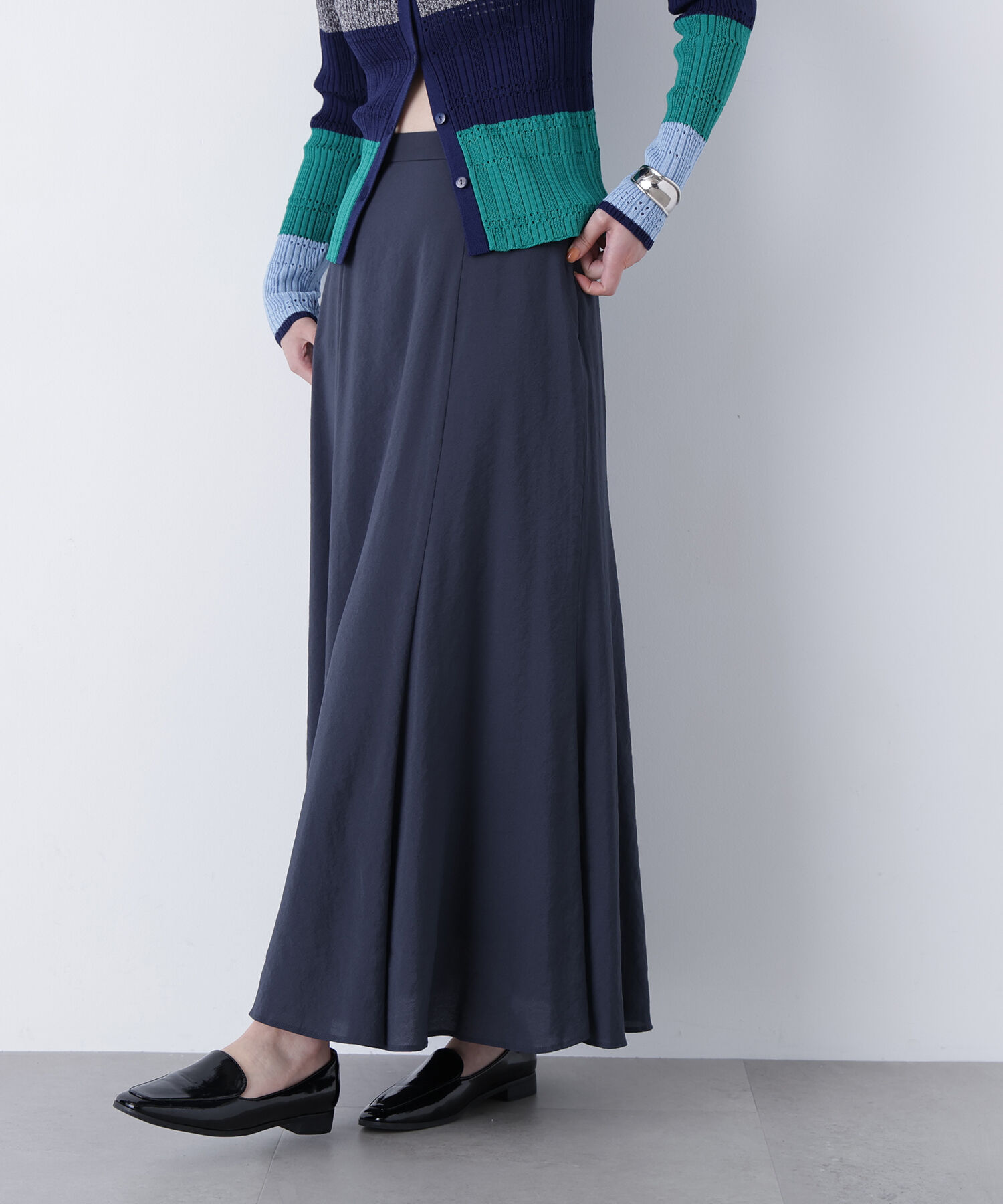  「〈N.〉リネンライクナロースカート」|スカート|