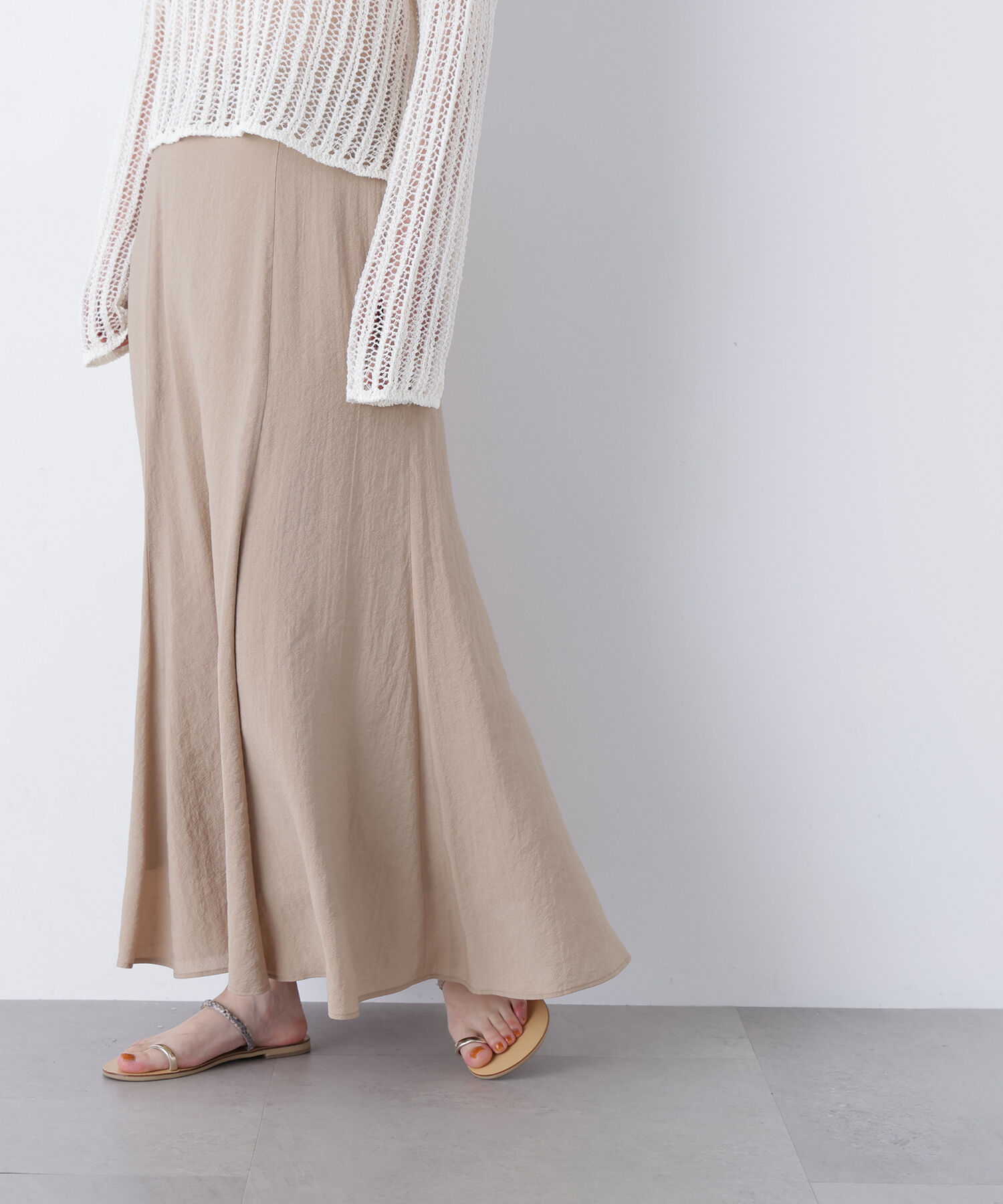  「〈N.〉リネンライクナロースカート」|スカート|