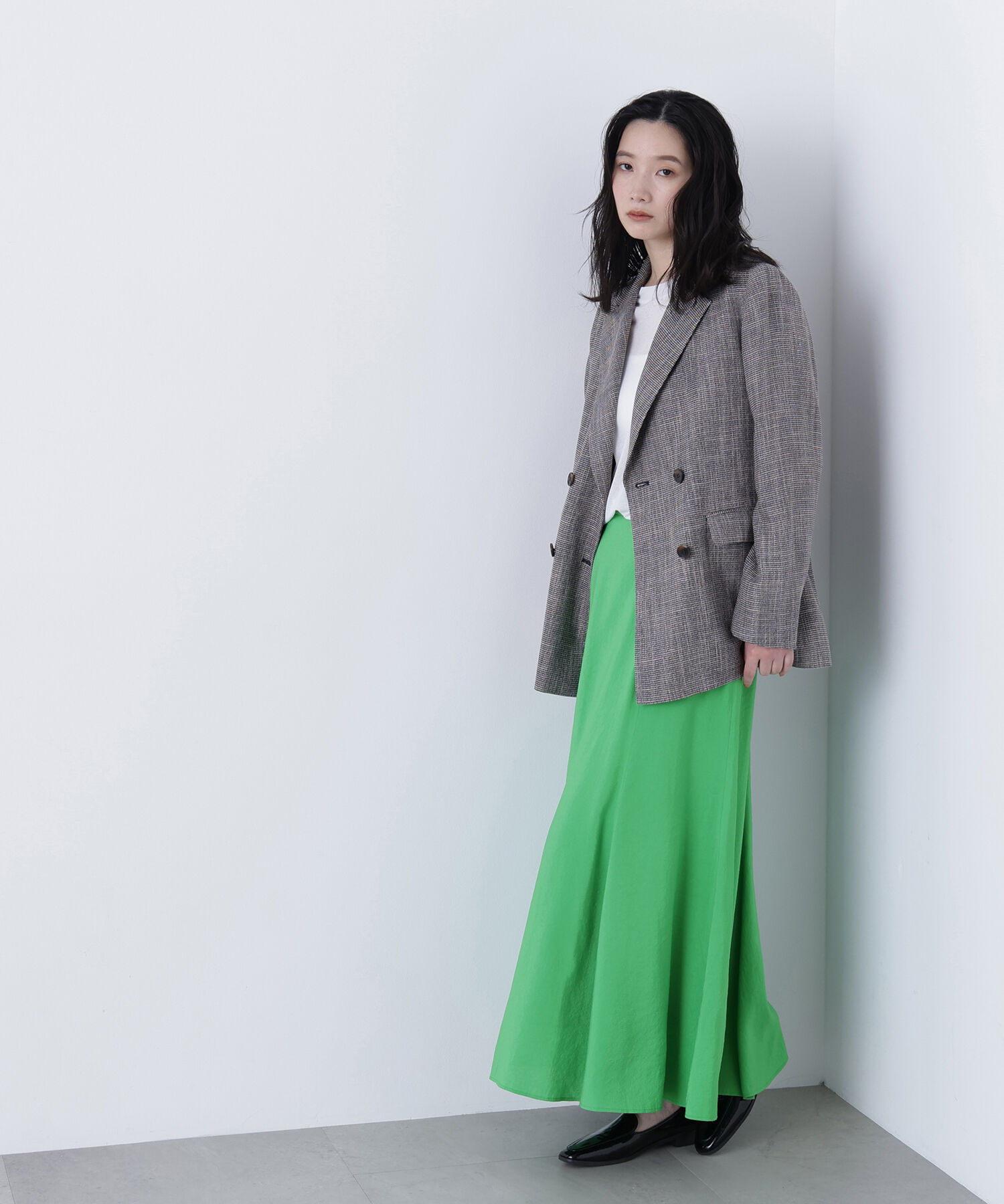  「〈N.〉リネンライクナロースカート」|スカート|