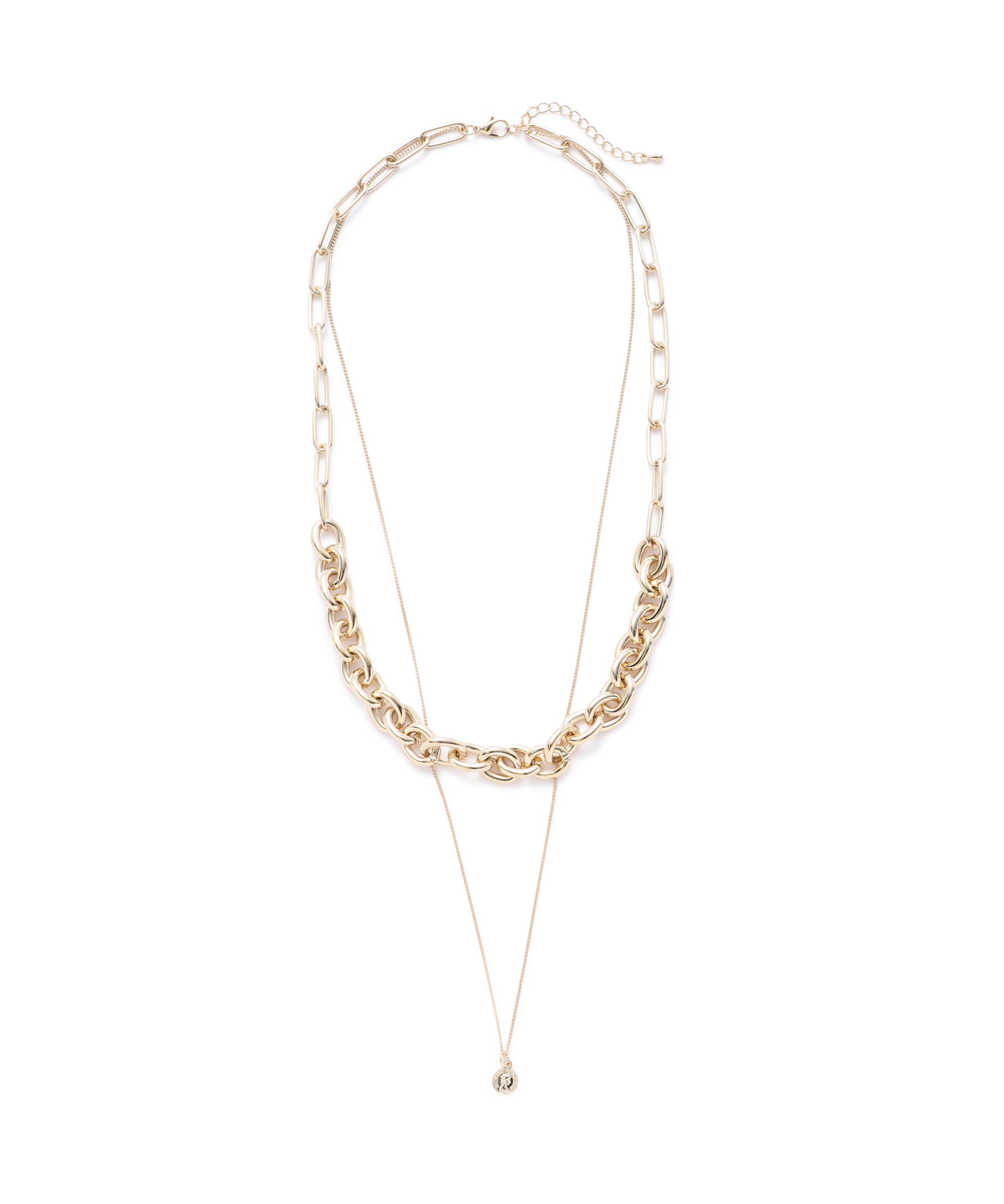  「ロングチェーンダブルネックレス」|その他|