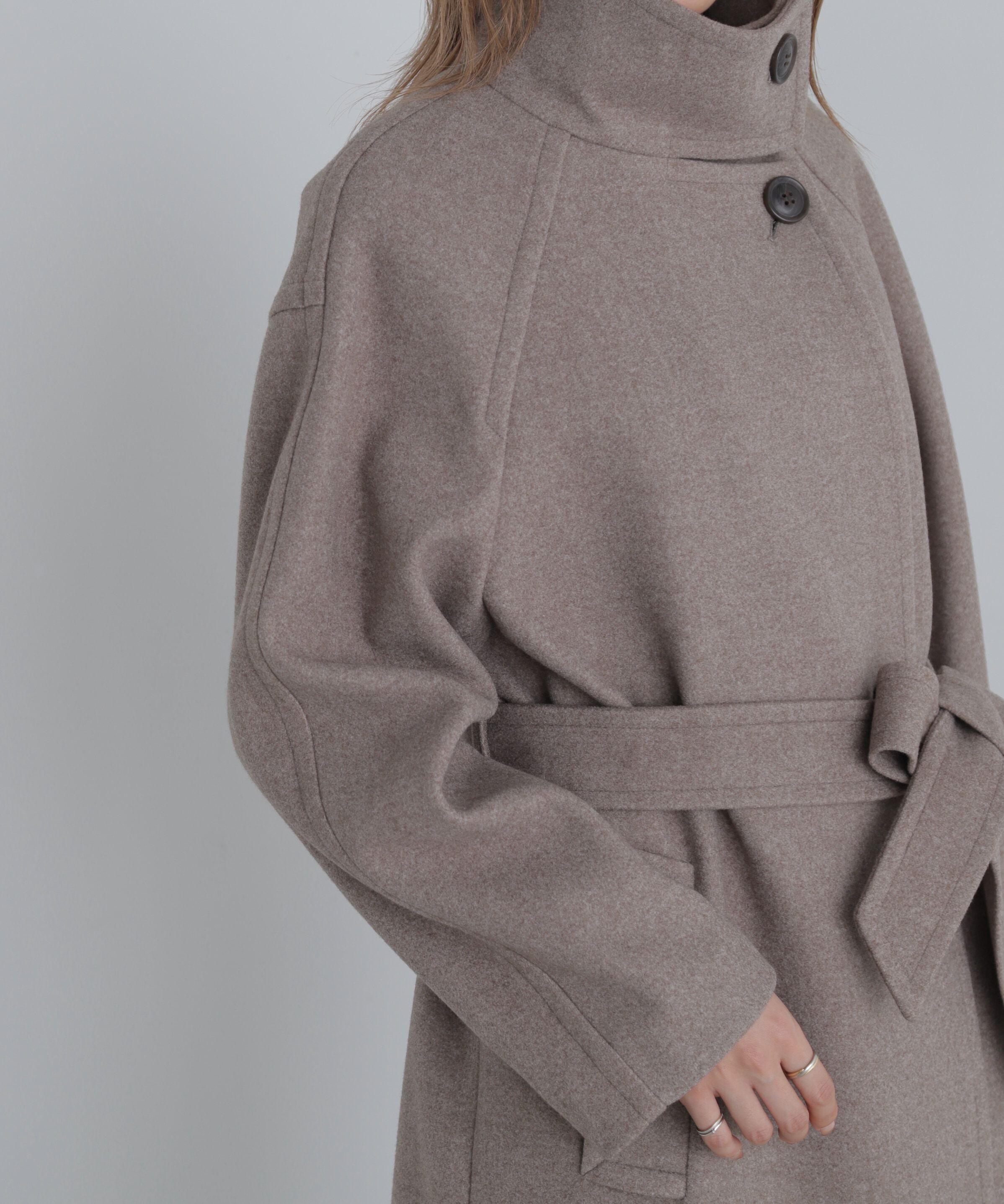  「スタンドカラーロングコート」|その他|