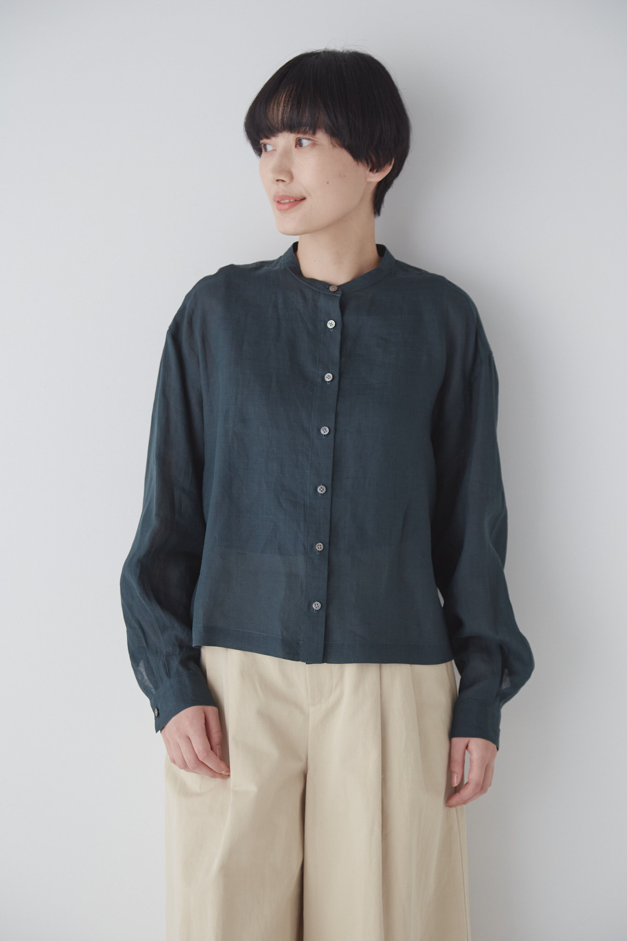  「◆１６０／１ラミーブラウス」|シャツ・ブラウス|