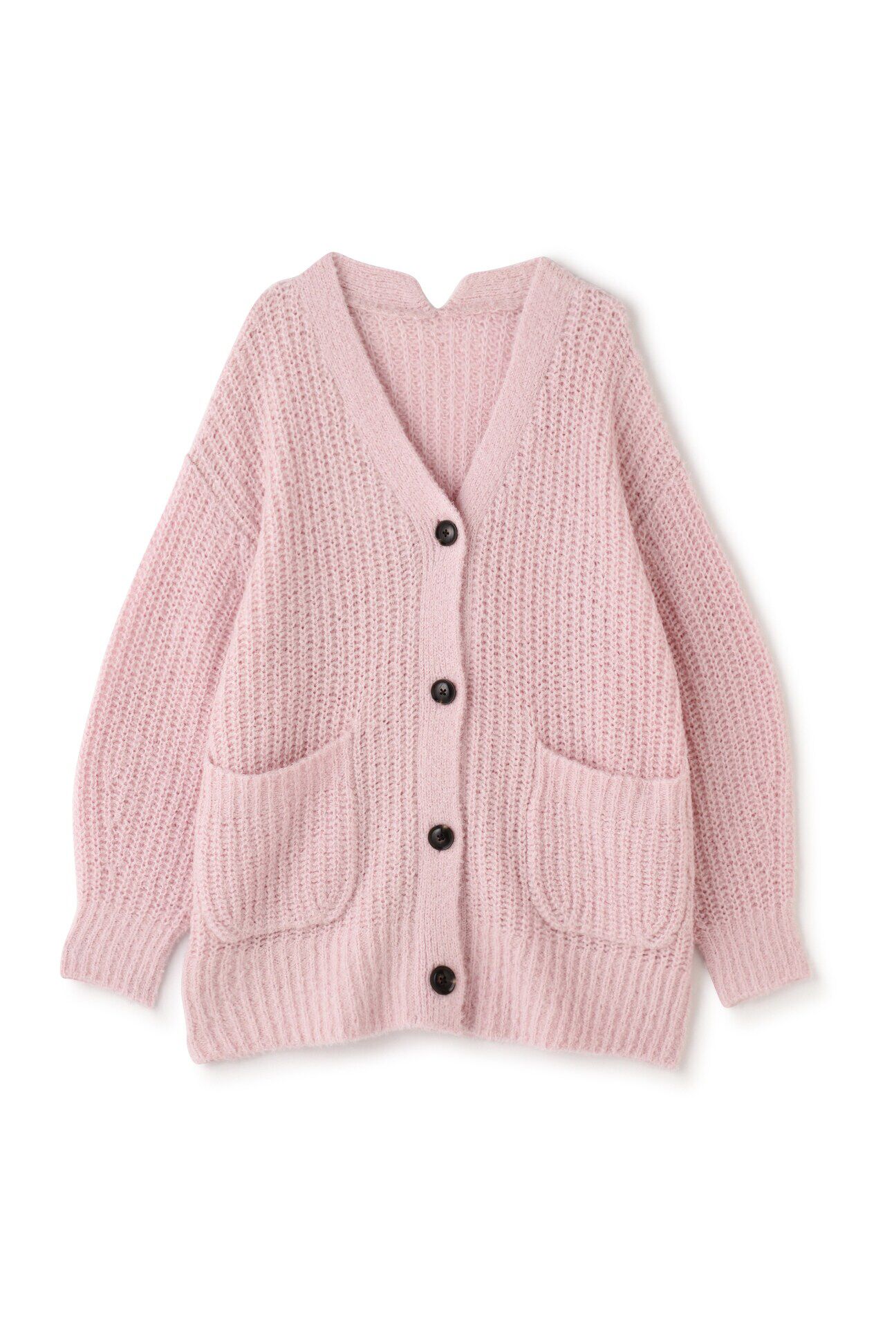  「◆ブークレ片畦2WAYはおり」|ニット・セーター|