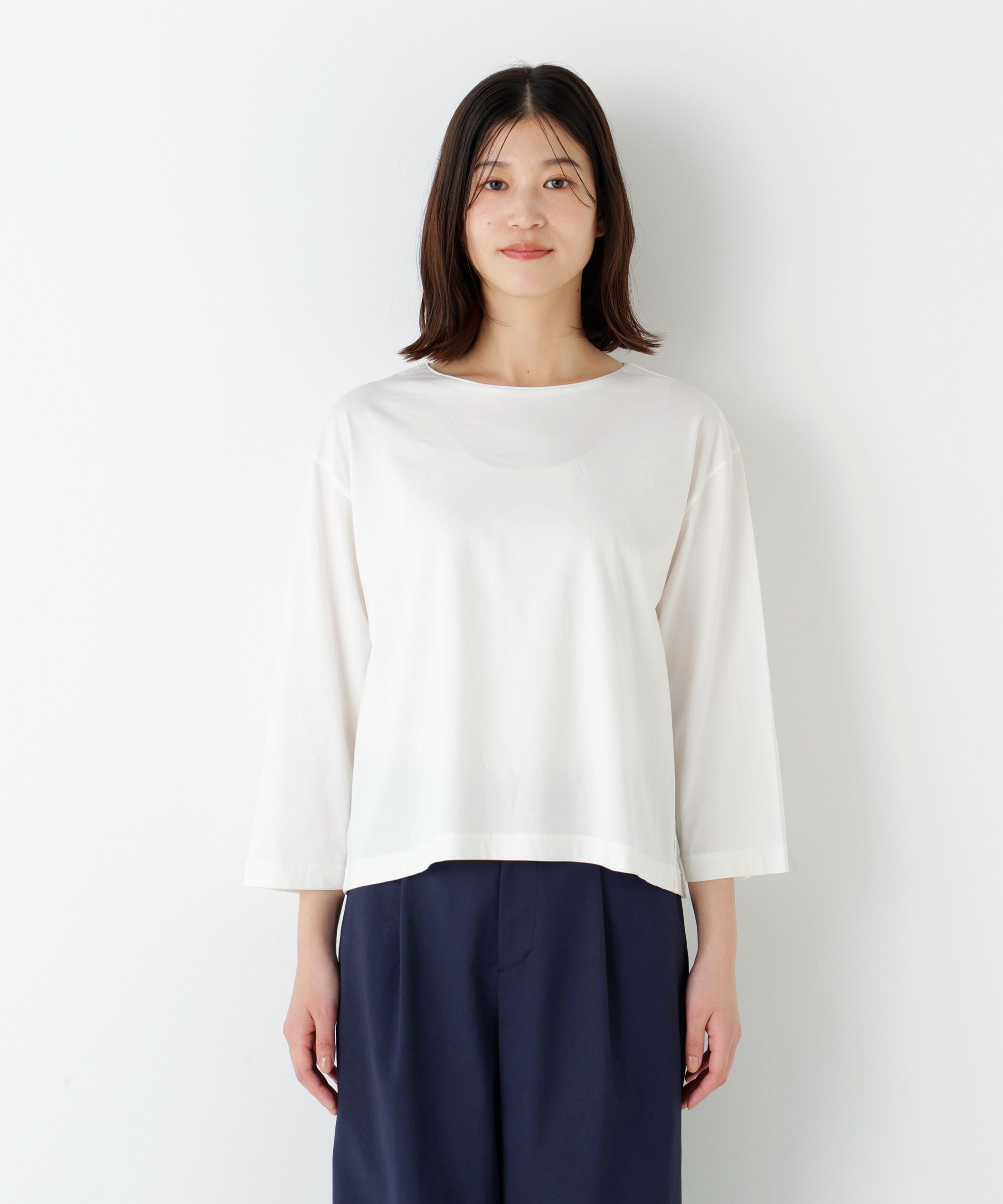  「◆ハイゲージ長袖カットソー」|Tシャツ・カットソー|