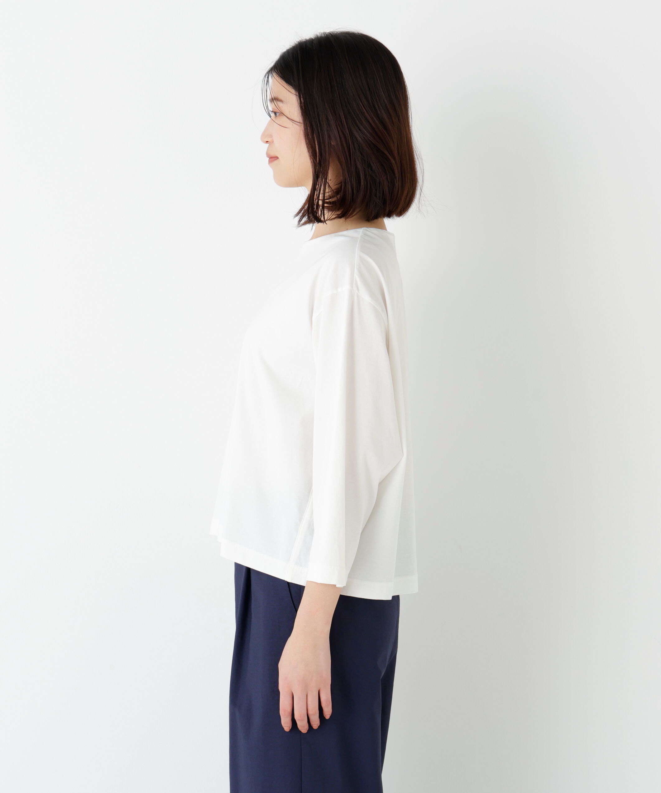  「◆ハイゲージ長袖カットソー」|Tシャツ・カットソー|