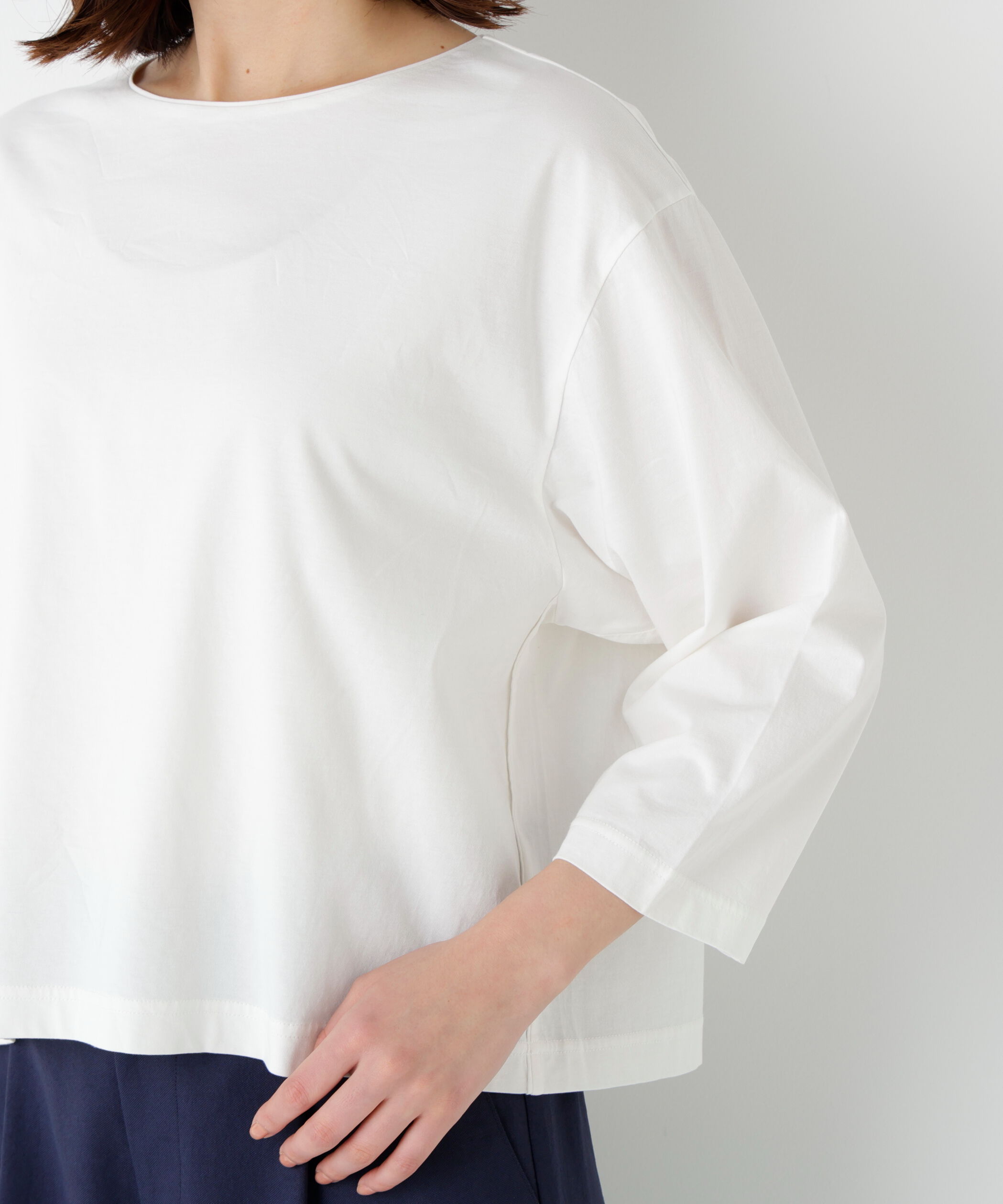  「◆ハイゲージ長袖カットソー」|Tシャツ・カットソー|