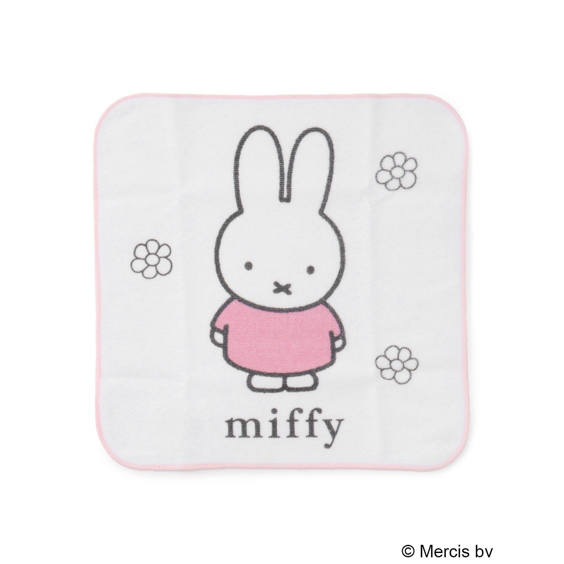 SHOO･LA･RUE「【miffy】ミッフィーハンドタオル」|ハンカチ|ホワイト(001)