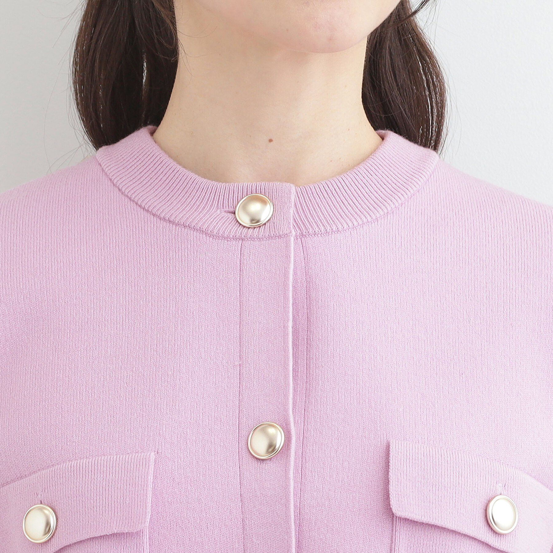 SHOO･LA･RUE「【洗濯機可/S-LL】1枚でも羽織りでも 華やか上品カーデ」|カーディガン|