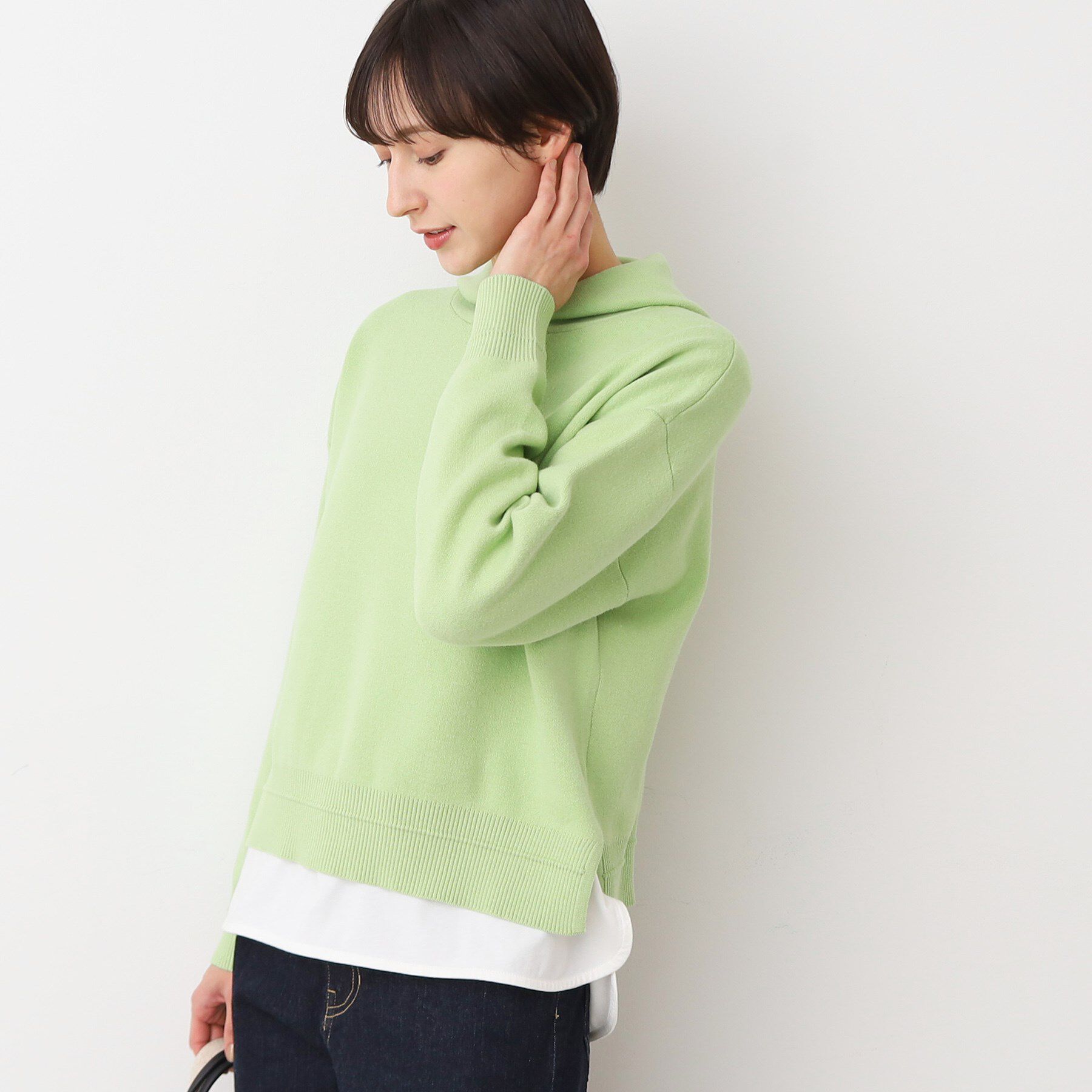 Dessin「【洗える】フーデットニット（S～L）」|ニット・セーター|