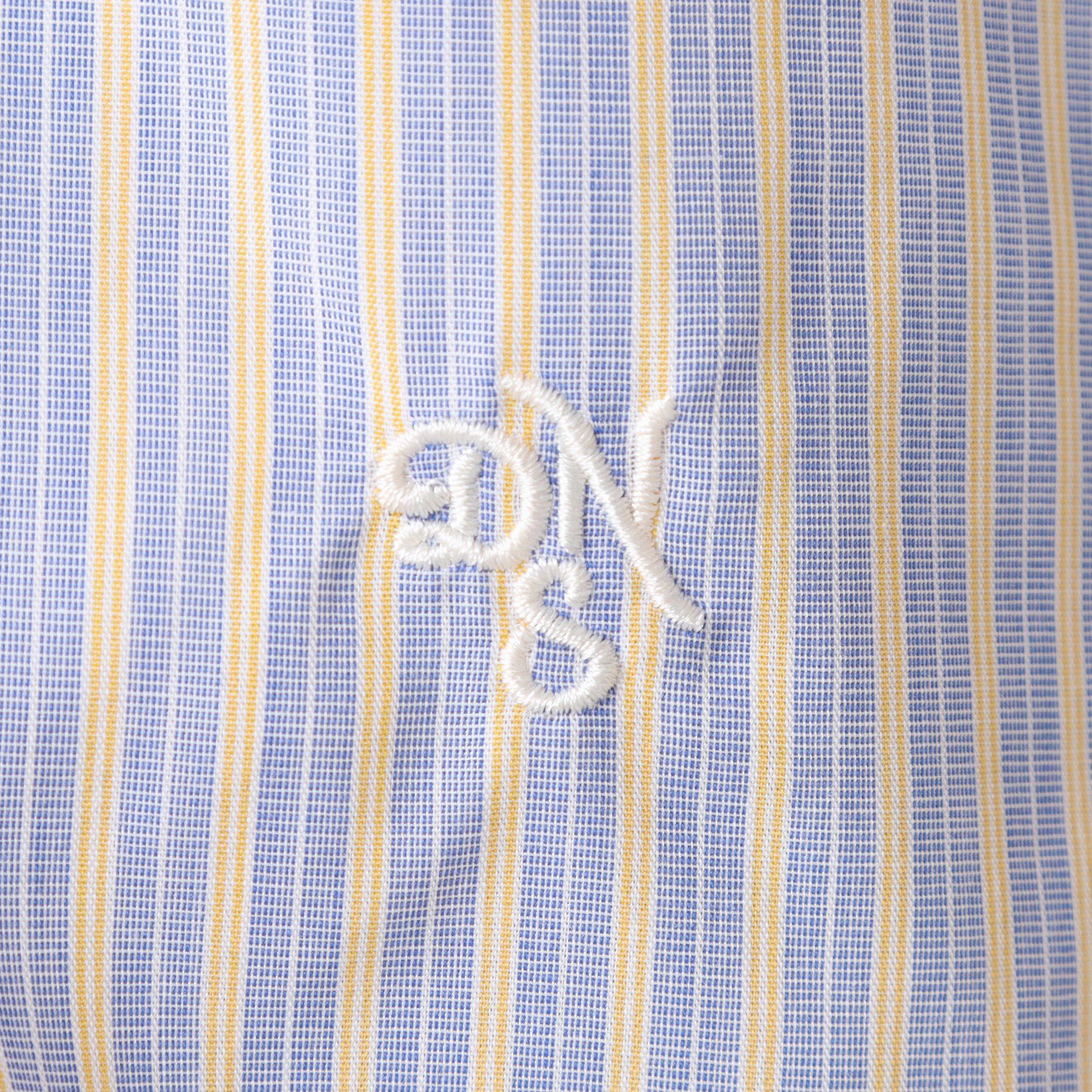 Dessin「【洗える】ロゴ刺繍入りストライプオーバーシャツ」|シャツ・ブラウス|