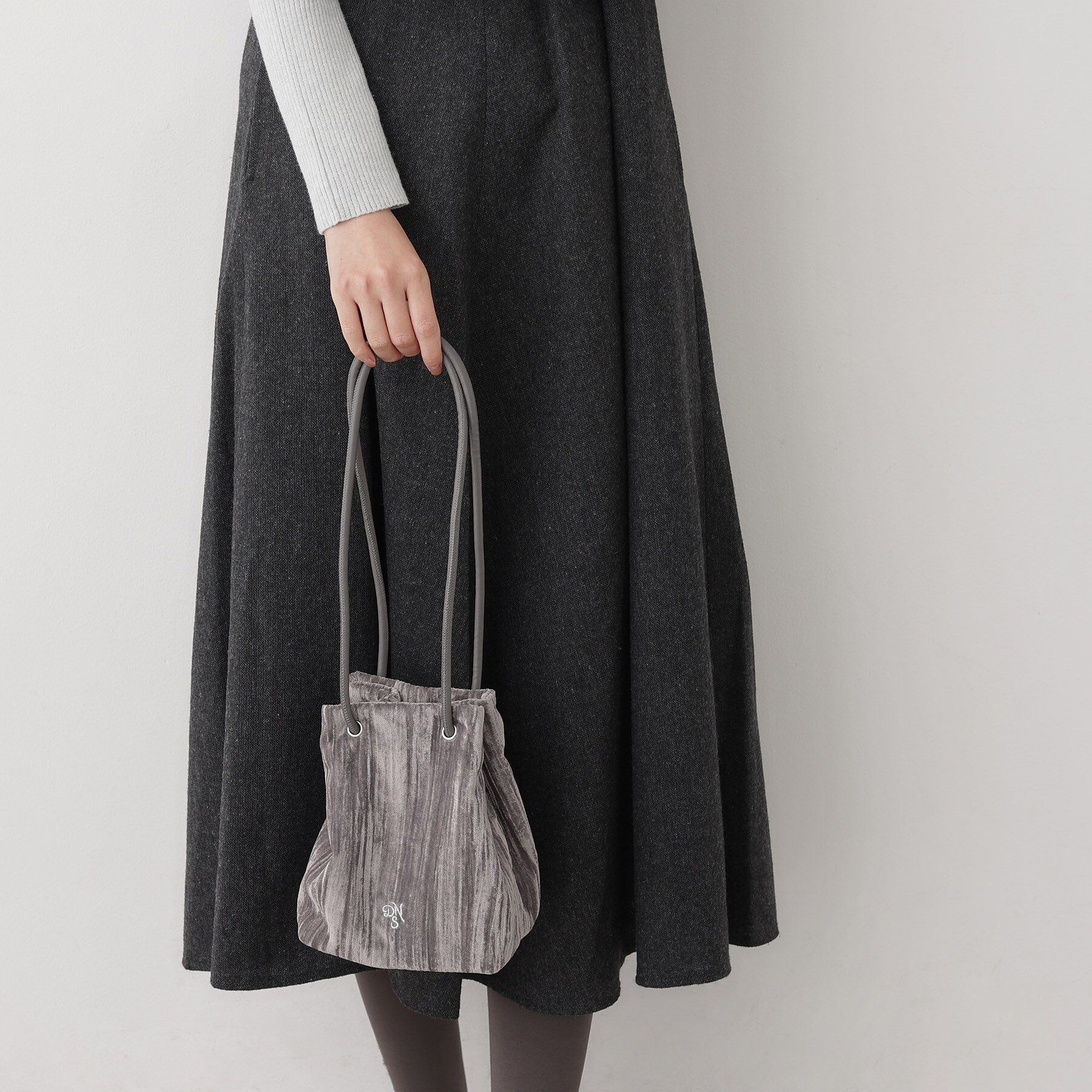 Dessin「ベロア巾着バッグ」|トートバッグ|