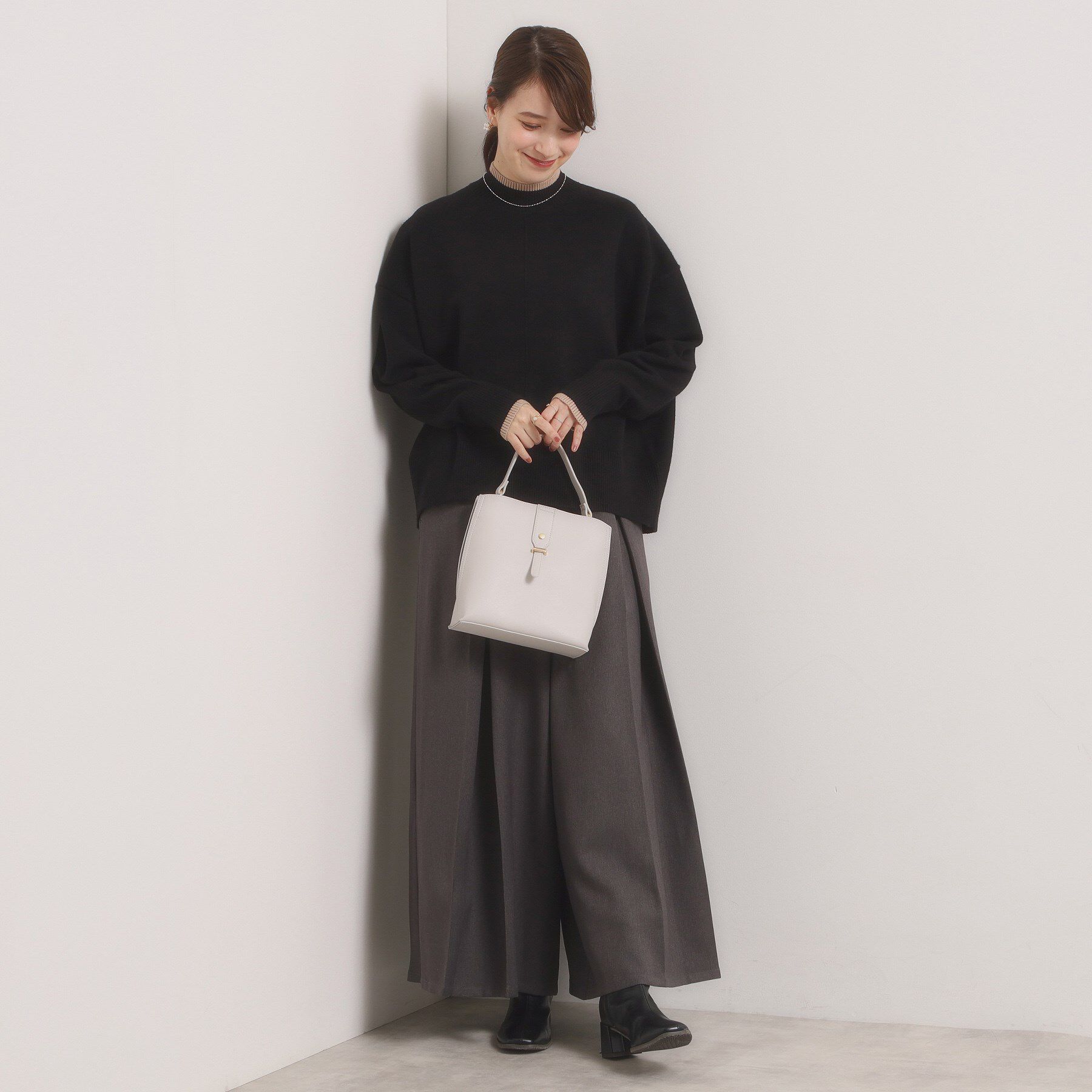 ITS&rsquo;DEMO「【手洗い可】ダブルジャカード編みニット」|ニット・セーター|