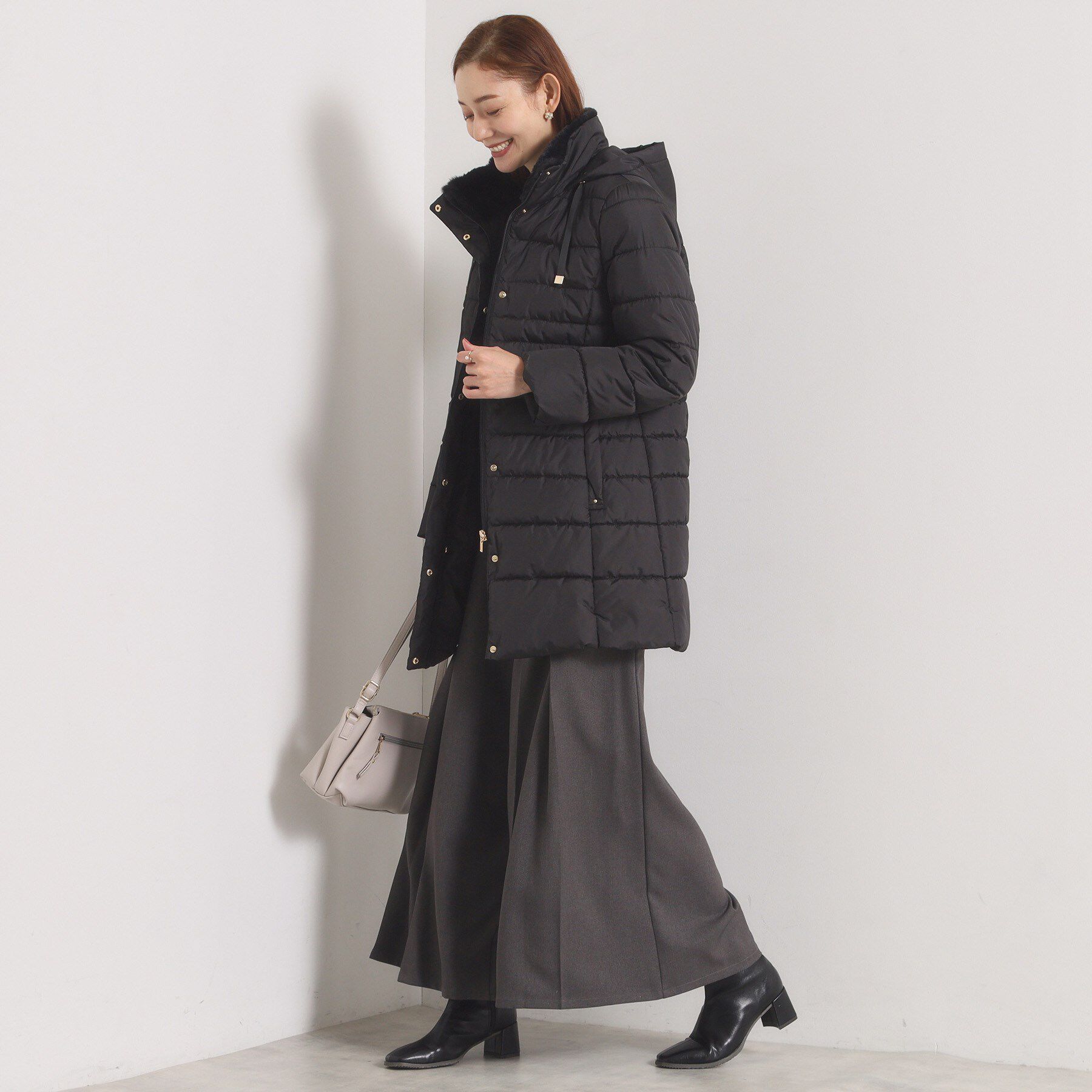 ITS&rsquo;DEMO「【撥水加工】中綿フードコート」|ダウン|