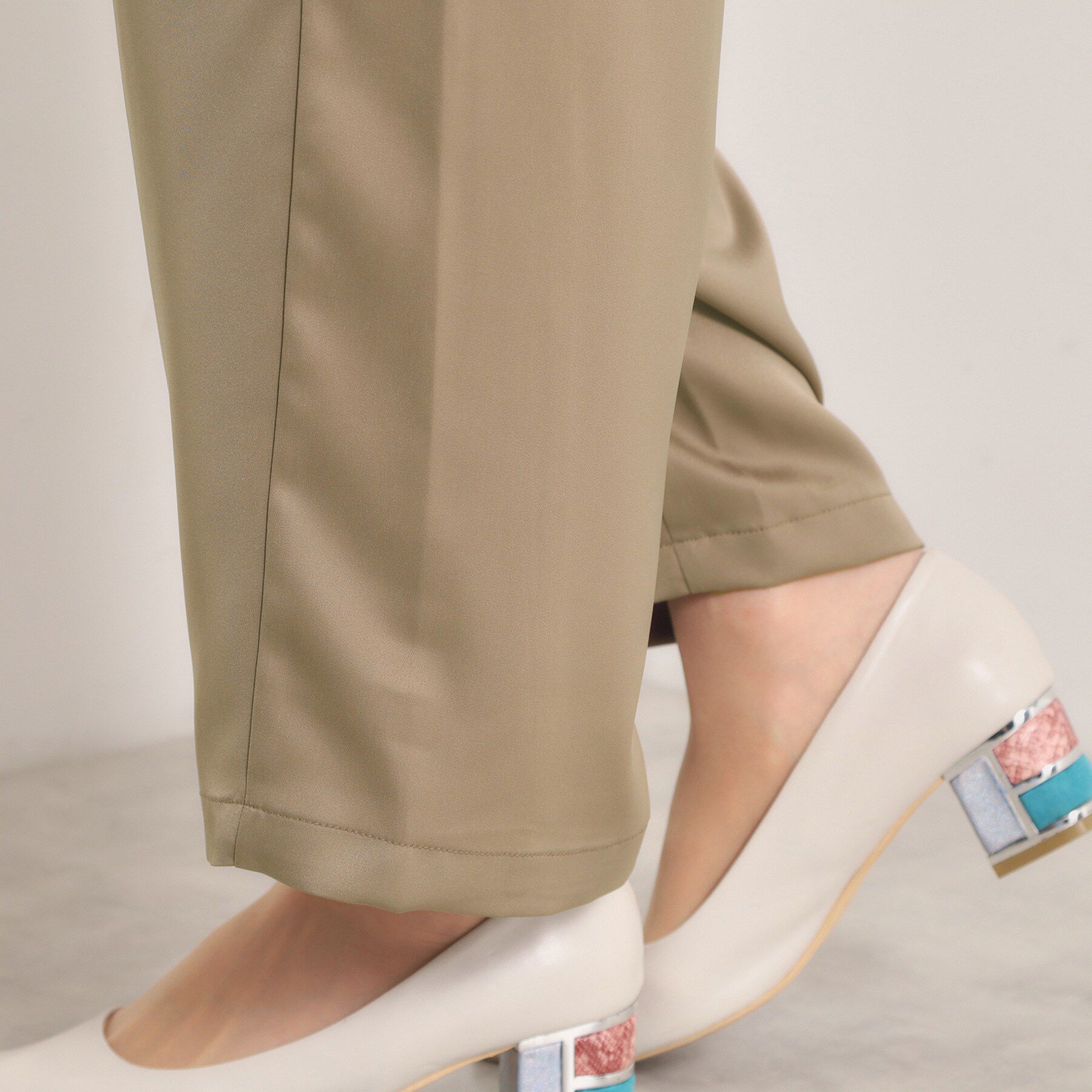 ITS&rsquo;DEMO「【手洗い可】サテンカーゴパンツ」|その他|