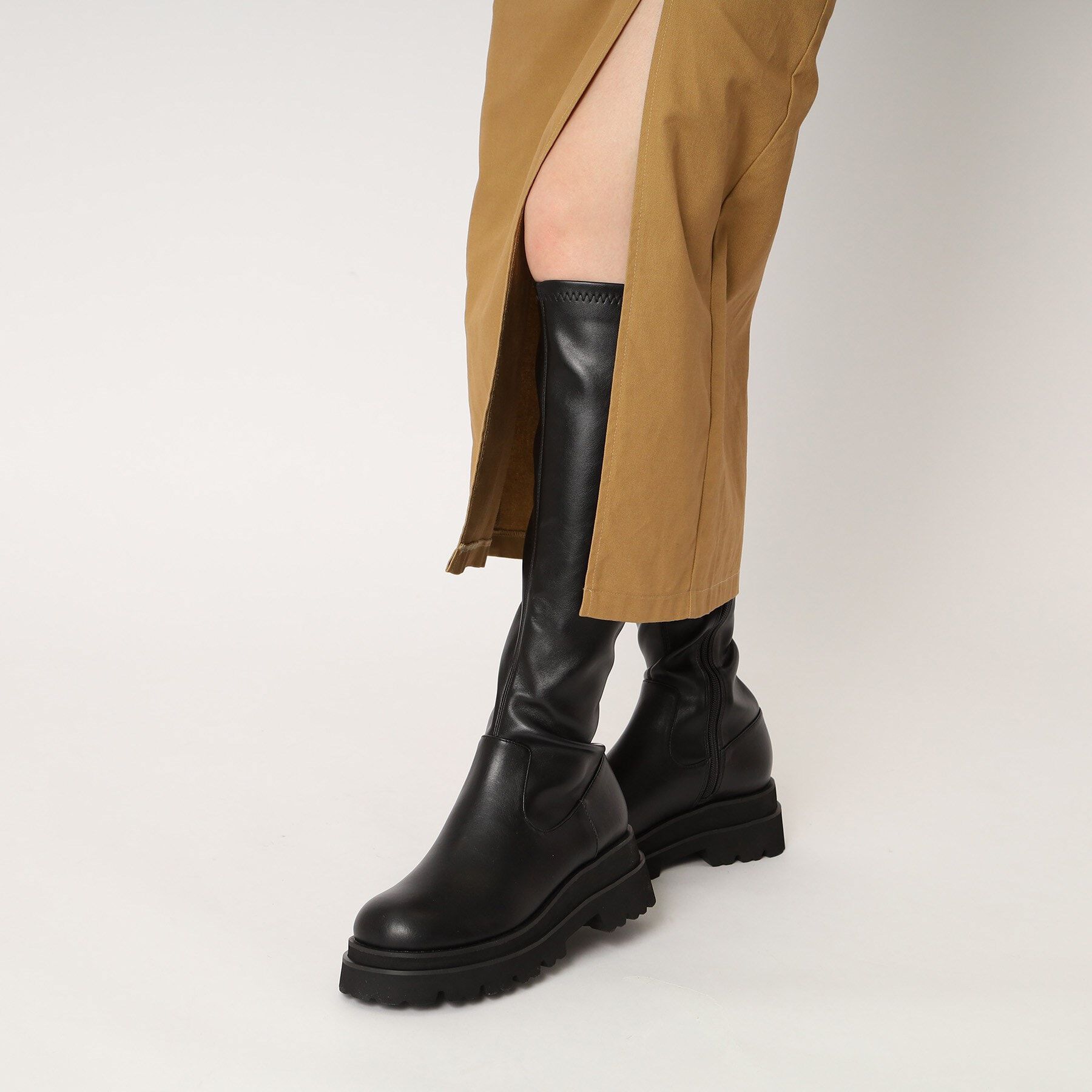 ESPERANZA「晴雨兼用トラックソールロングブーツ」|ショートブーツ|