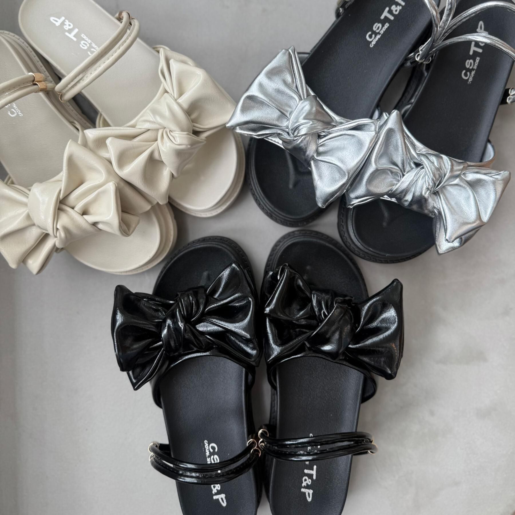 csT&P「ビックリボン2WAYサンダル」|サンダル|