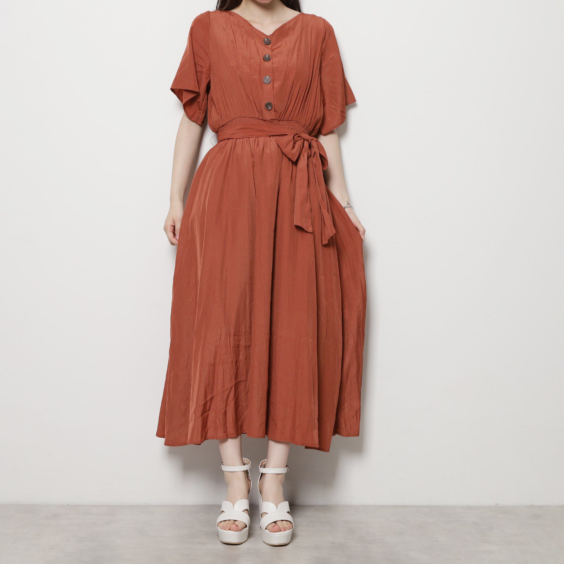 ESPERANZA「ネックベルトチャンキーヒールサンダル」|サンダル|