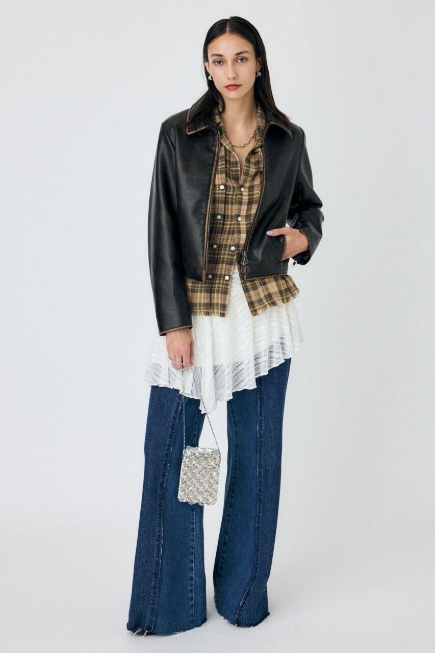 MOUSSY「ASYMMETRIC HEM LACY スカート」|スカート|