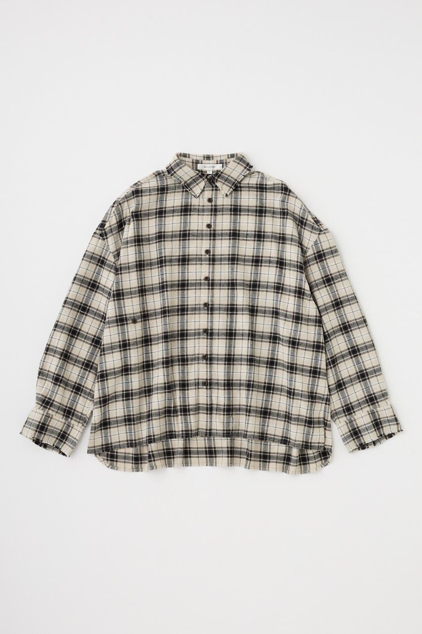 MOUSSY「BORROWED PLAID シャツ」|シャツ・ブラウス|