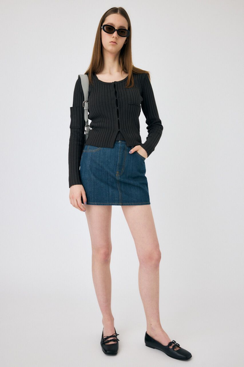 MOUSSY「RIB KNIT CD & タンク」|ニット・セーター|