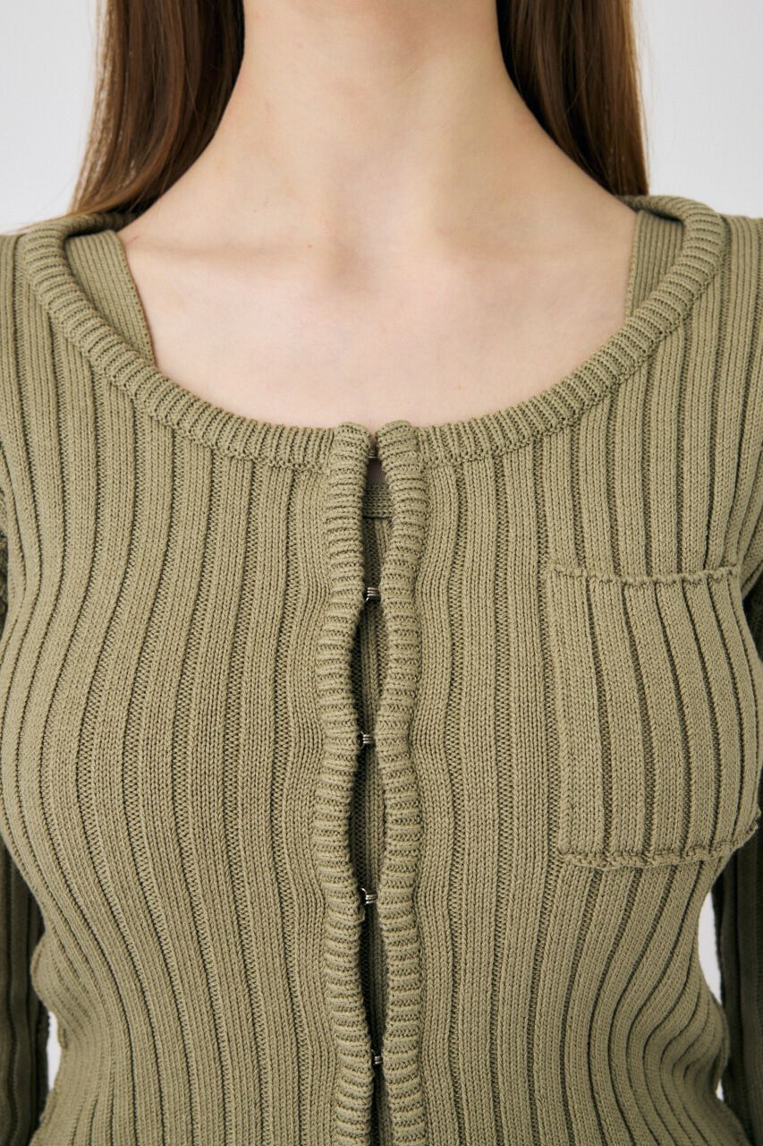 MOUSSY「RIB KNIT CD & タンク」|ニット・セーター|