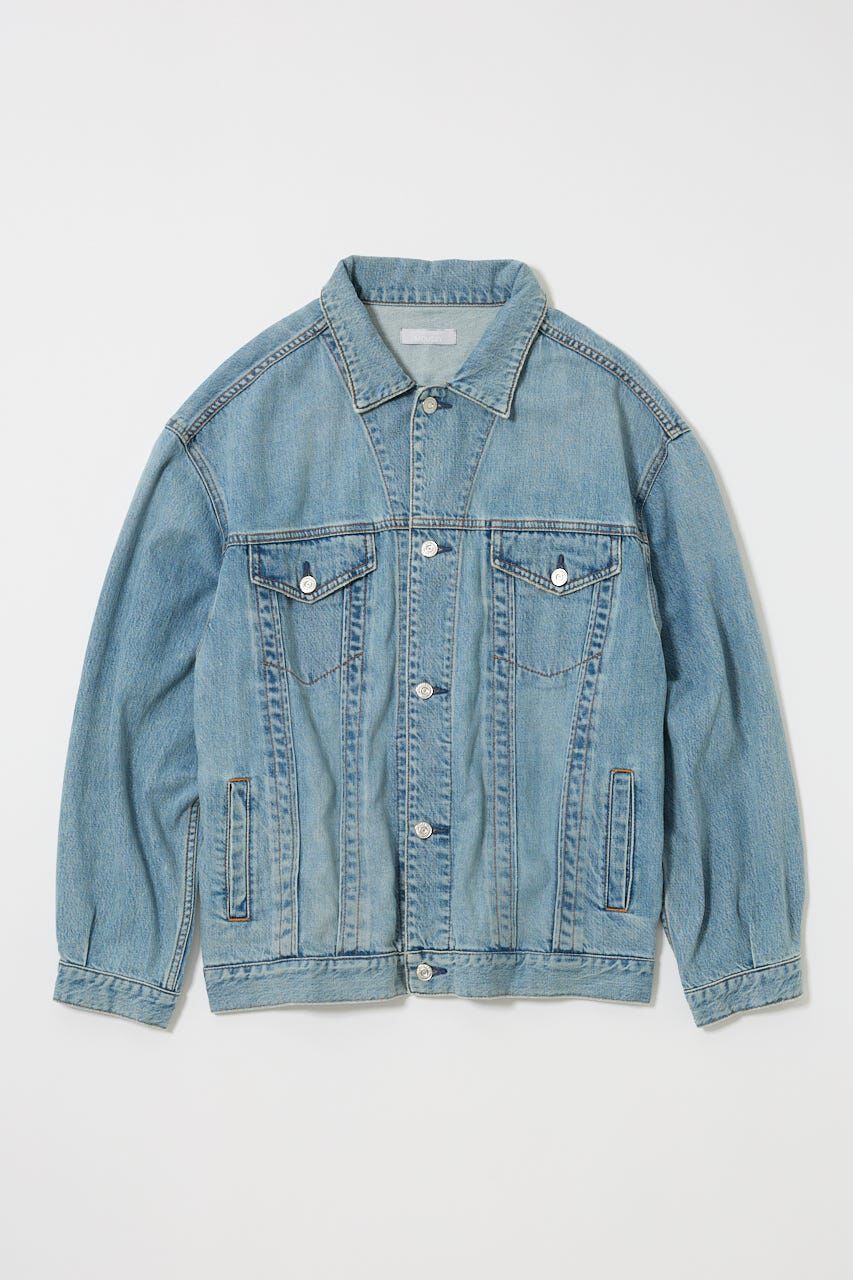 MOUSSY「TENCEL(TM) DENIM  OVER ジャケット」|デニムジャケット|L/BLU1