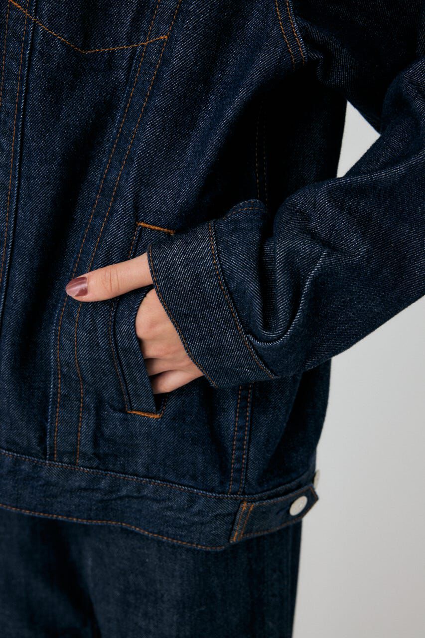 MOUSSY「TENCEL(TM) DENIM  OVER ジャケット」|デニムジャケット|