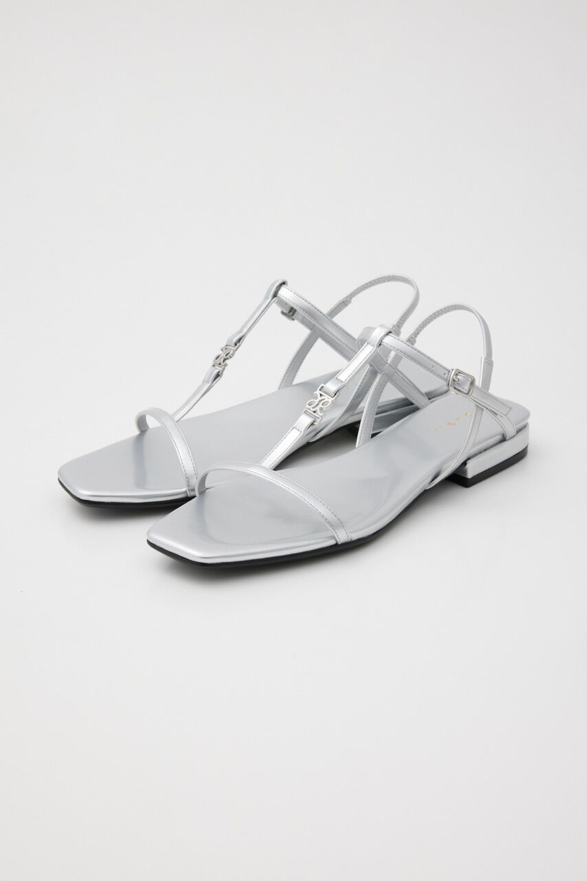 rienda「RRロゴフラットサンダル」|サンダル|