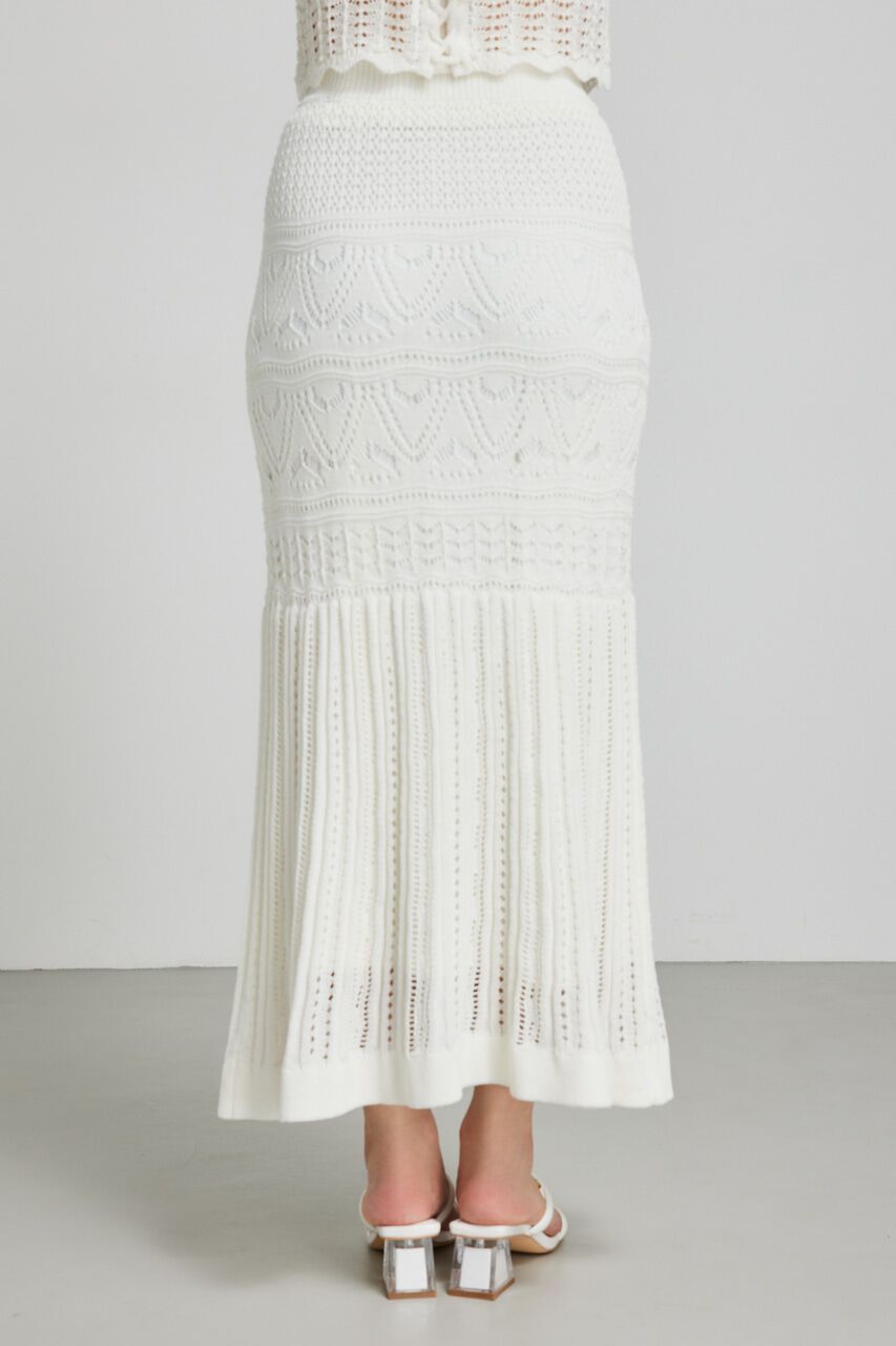 rienda「クロシェマーメイドニットスカート」|スカート|