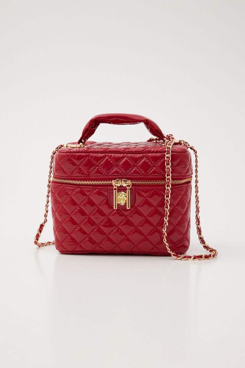 rienda「エナメルバニティーバッグ」|その他|RED