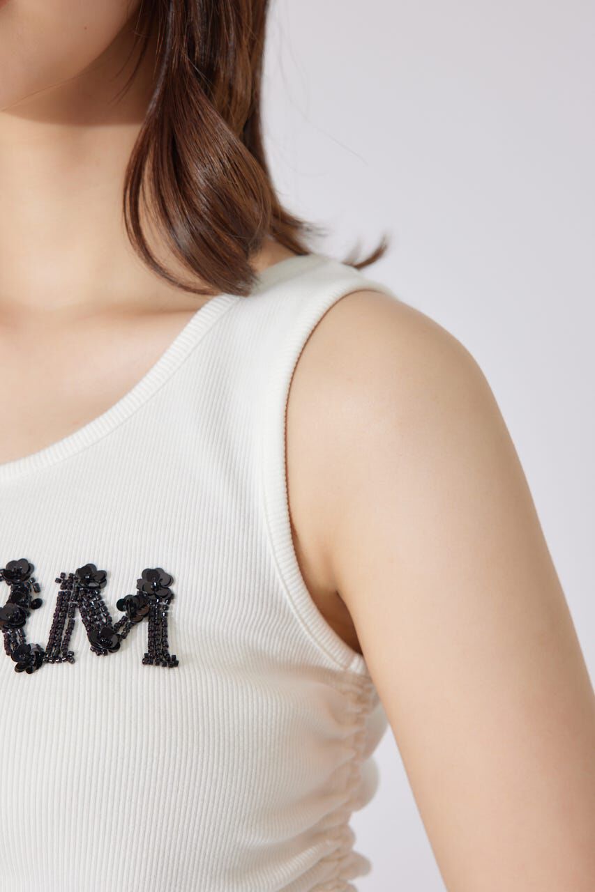 rienda「ビジュードロストタンクトップス」|タンクトップ|