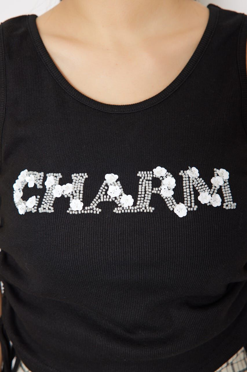 rienda「ビジュードロストタンクトップス」|タンクトップ|