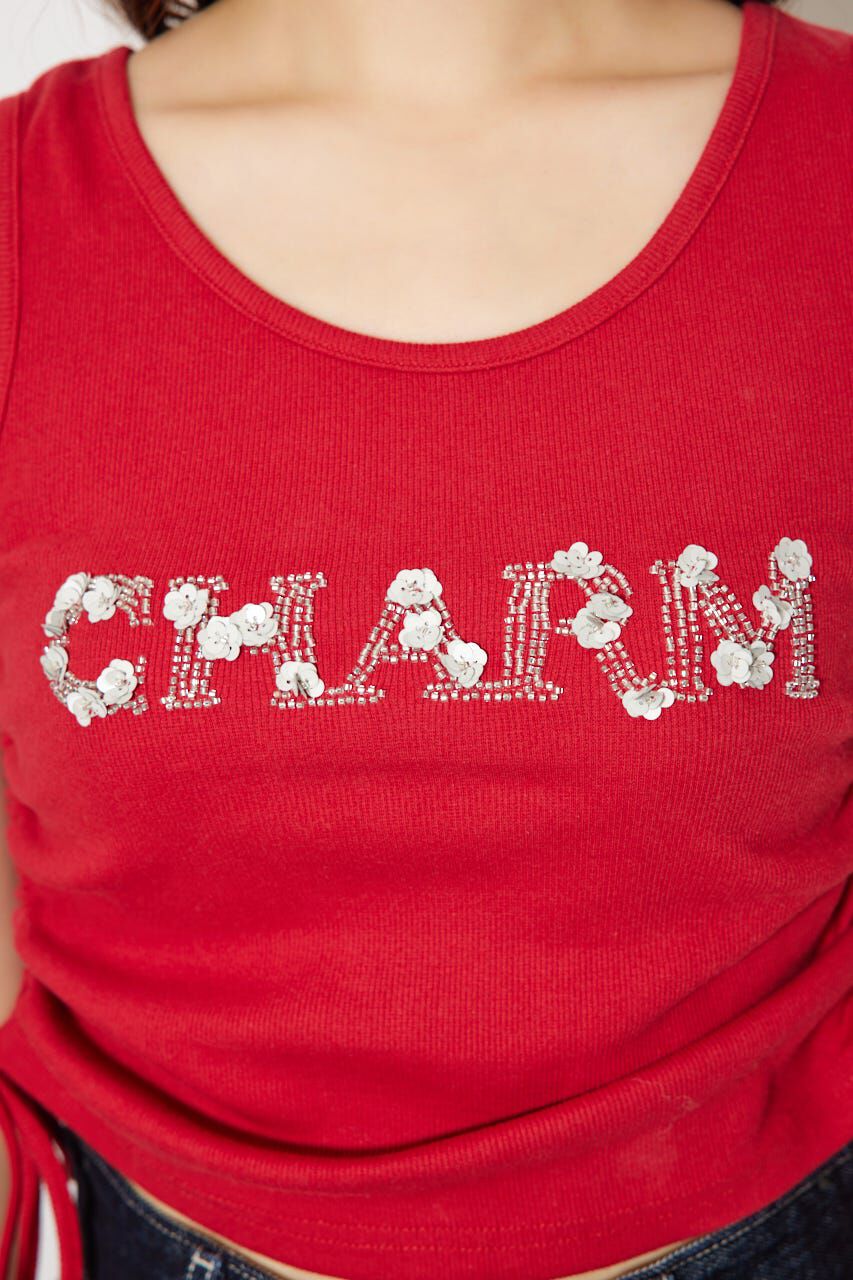 rienda「ビジュードロストタンクトップス」|タンクトップ|