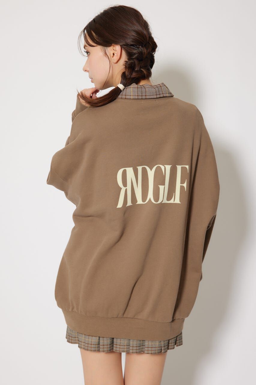 rienda「ユニセックスルーズスウェットトップス」|Tシャツ・カットソー|