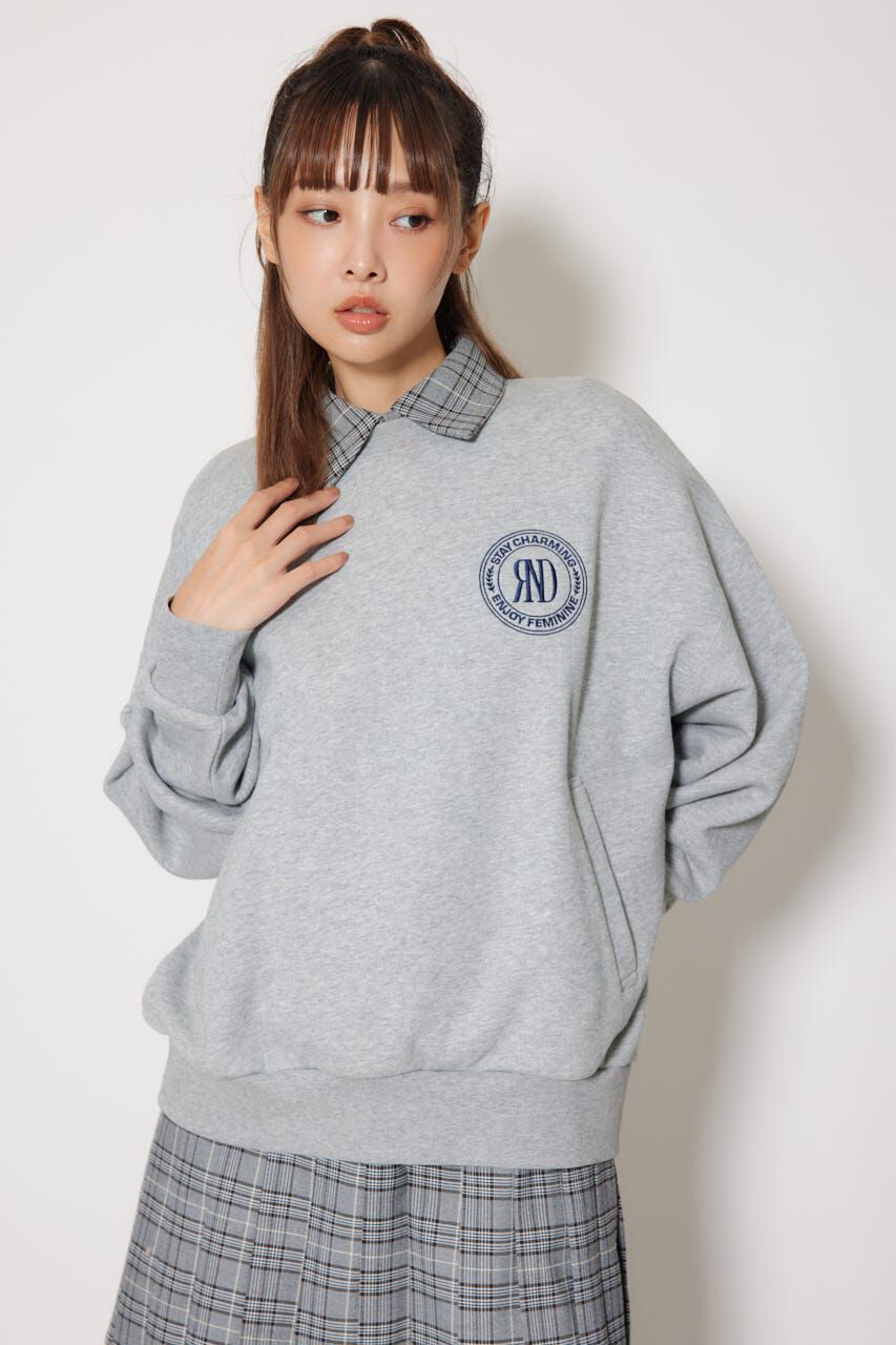 rienda「ユニセックスルーズスウェットトップス」|Tシャツ・カットソー|