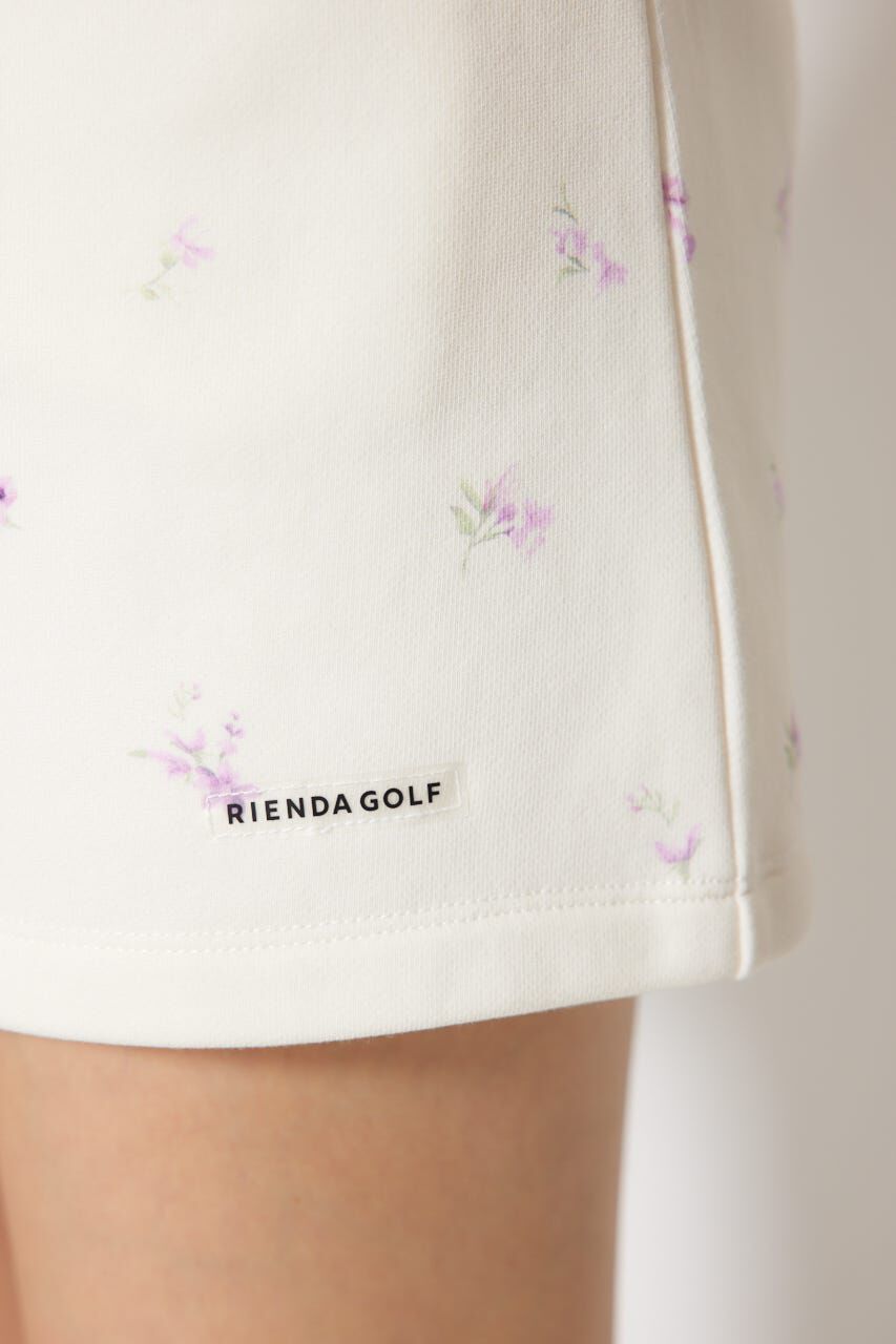 rienda「フラワースウェットタイトスカート」|スカート|