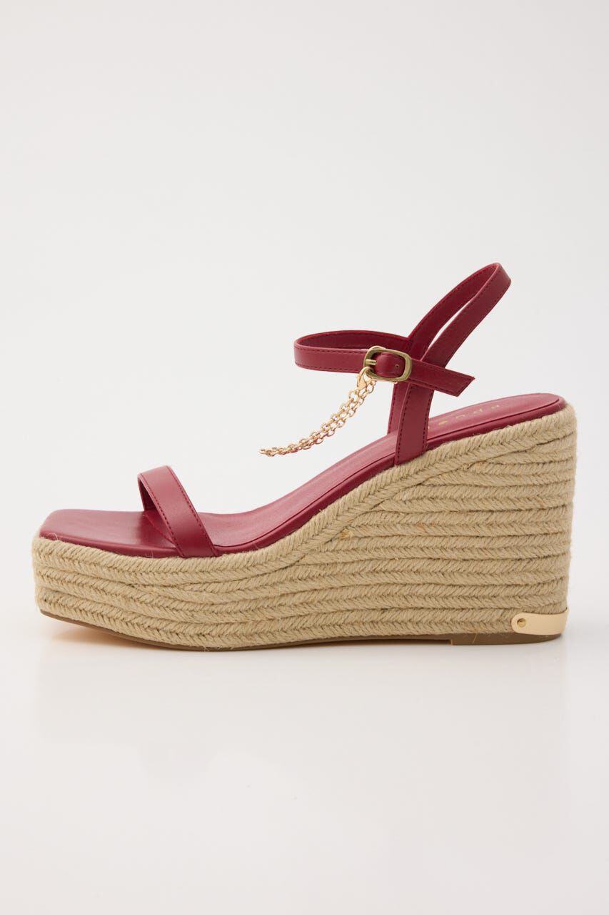 rienda「ウェッジソールサンダル」|サンダル|RED