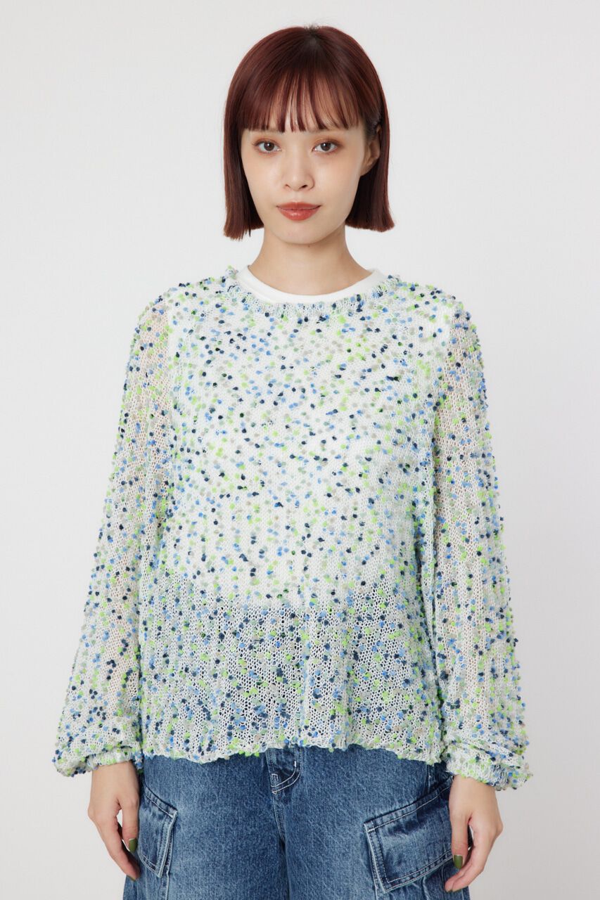 RODEO CROWNS「2WAYシアーネップニット」|ニット・セーター|