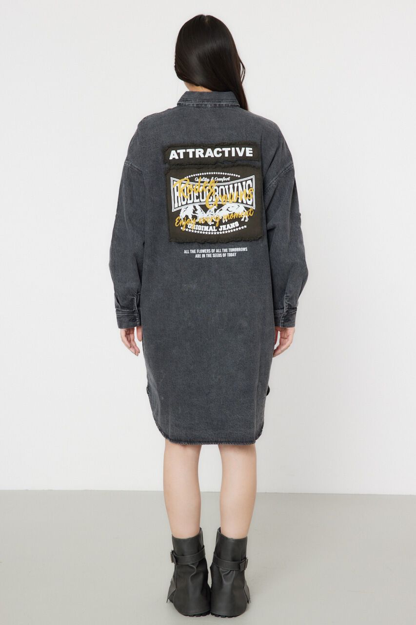 RODEO CROWNS「ATTRACTIVEミリタリーシャツワンピース」|ワンピース|