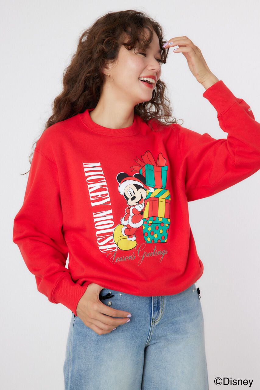 RODEO CROWNS「(MICKEY)Xmasスウェットトップス」|パーカー|