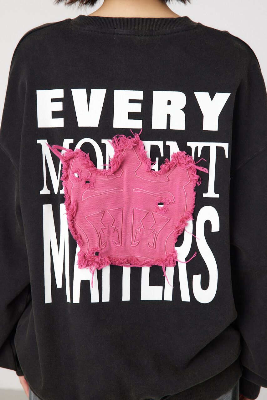 RODEO CROWNS「ダメージCROWNアップリケスウェット」|パーカー|